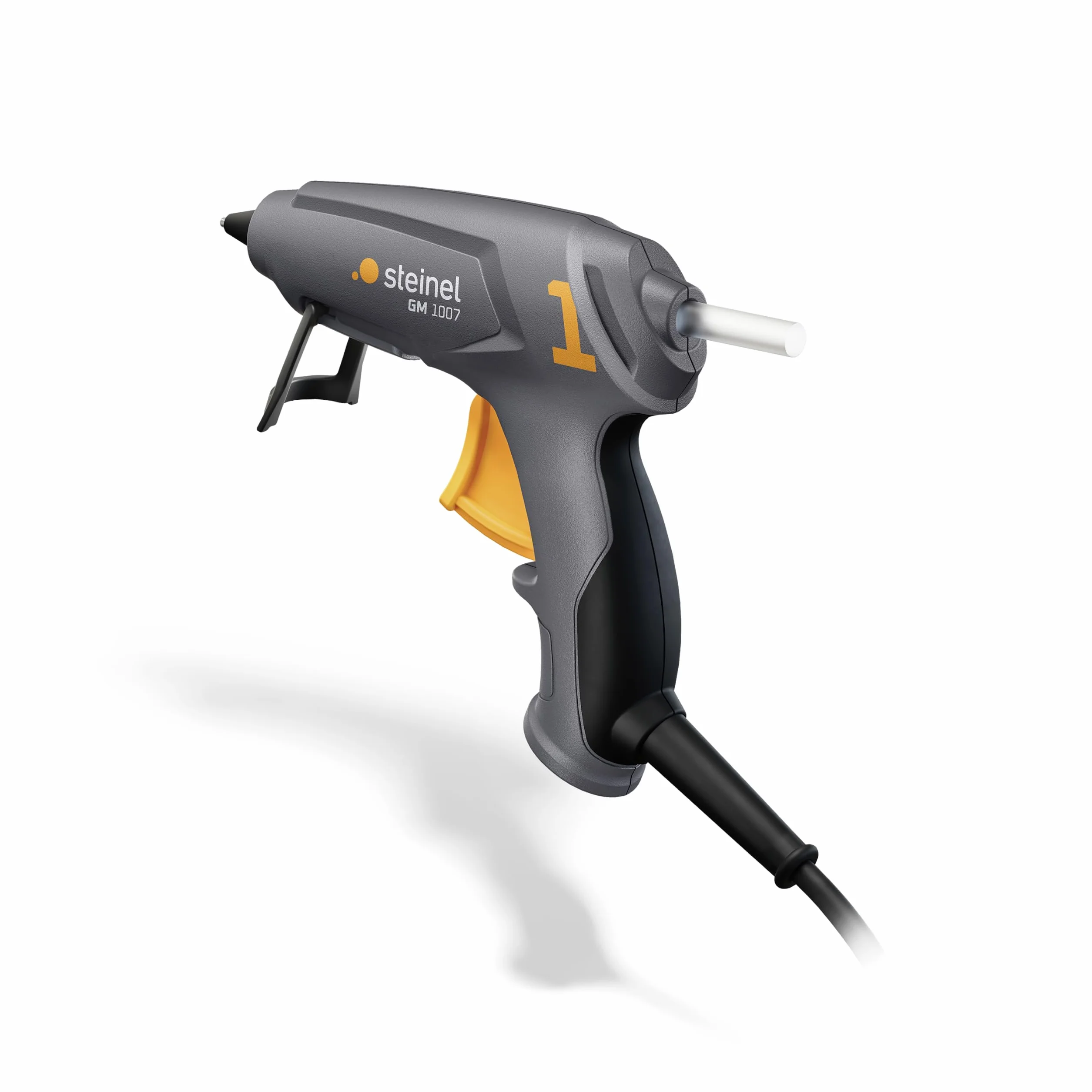 Pistolet do kleju Steinel GlueMatic 1007, 6x 7 mm sztyftów kleju, mały pistolet do klejenia na gorąco, kabel 1,5 m, DIY, dekoracja