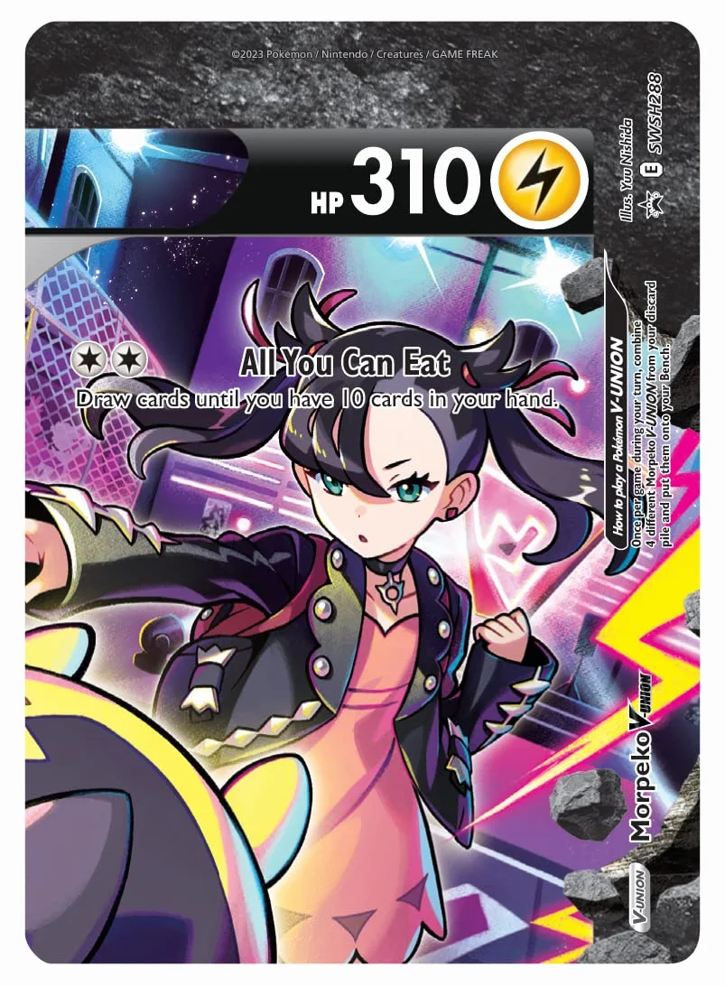 Pokemon TCG: Crown Zenith Premium Playmat Collection—Morpeko V-Union