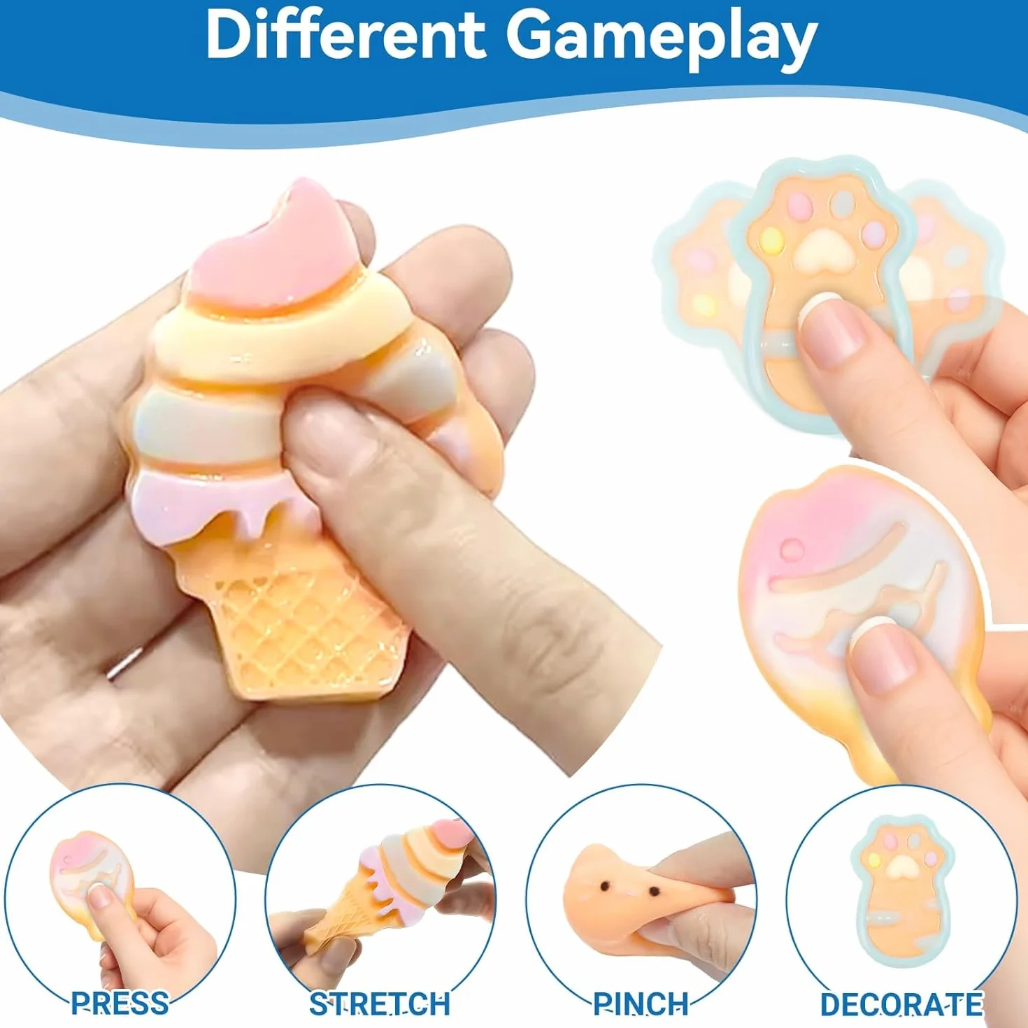 Płynny silikon do zestawu DIY Taba Squishy, ciekły kauczuk silikonowy A+B 1:1 do Squishy Maker, kreatywny zestaw DIY, prezent antystresowy