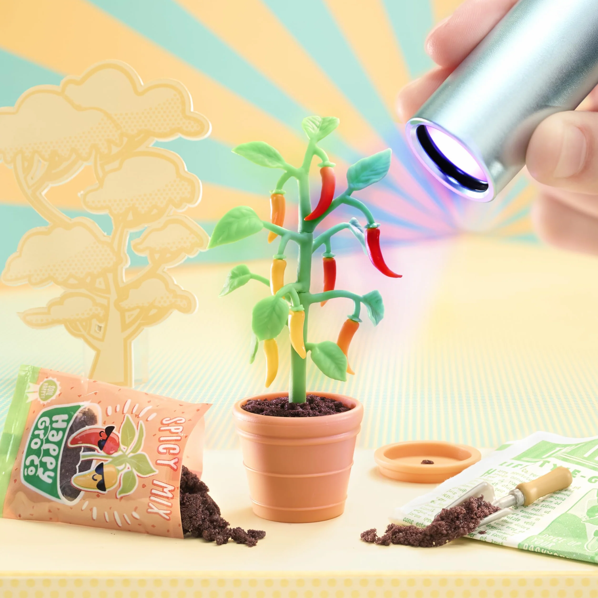 MGA's Miniverse Make It Mini Nature Series 3 - Mini Przedmioty Kolekcjonerskie, Rękodzieło DIY, Repliki Roślin, Zabawkowe Kwiaty, dla Kolekcjonerów i Dzieci w Wieku 8+