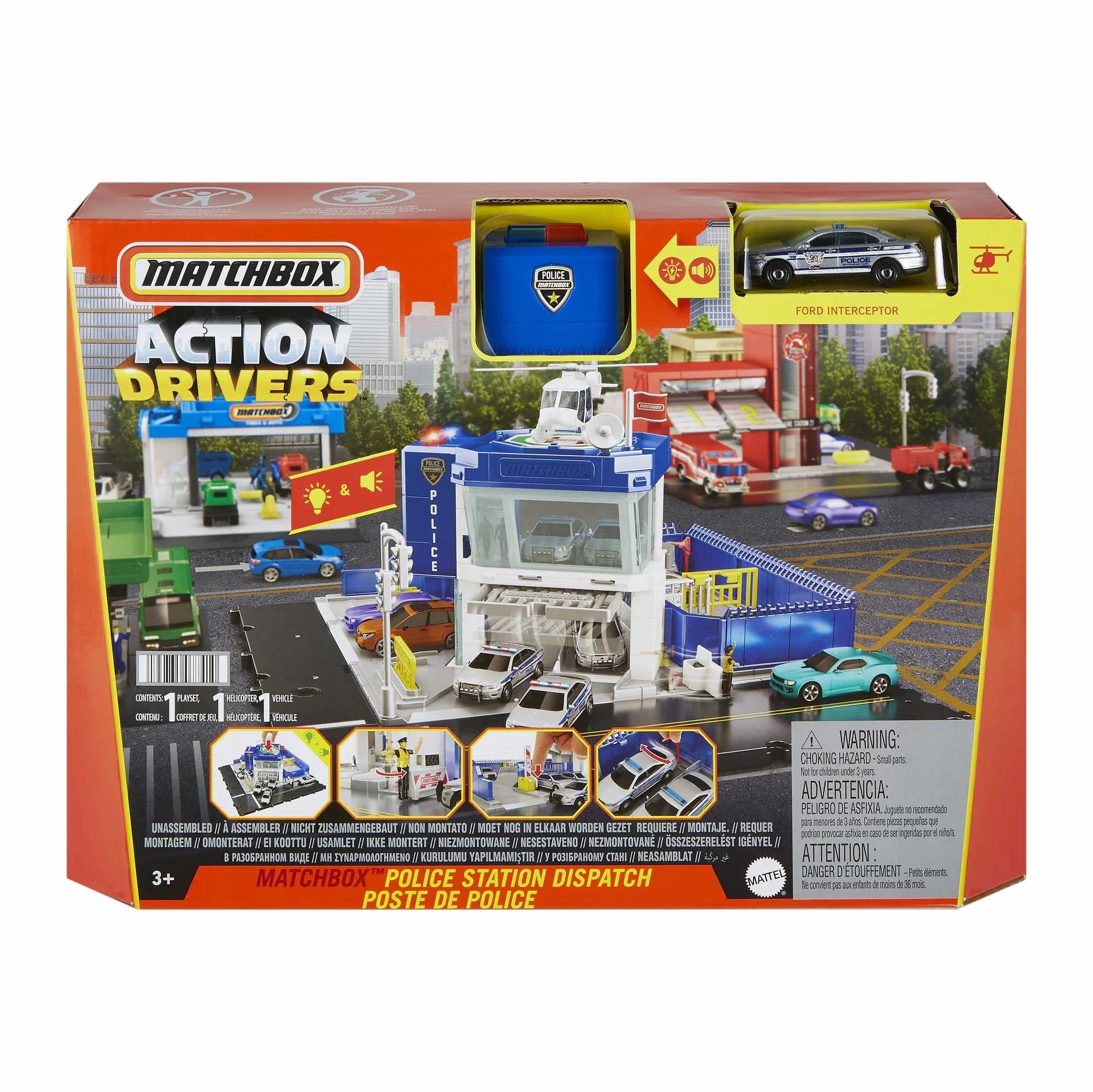 Matchbox Action Drivers Zabawka Konstrukcyjna, Wielokolorowy, ‎7,94 x 35,56 x 25,4 cm; 990 g