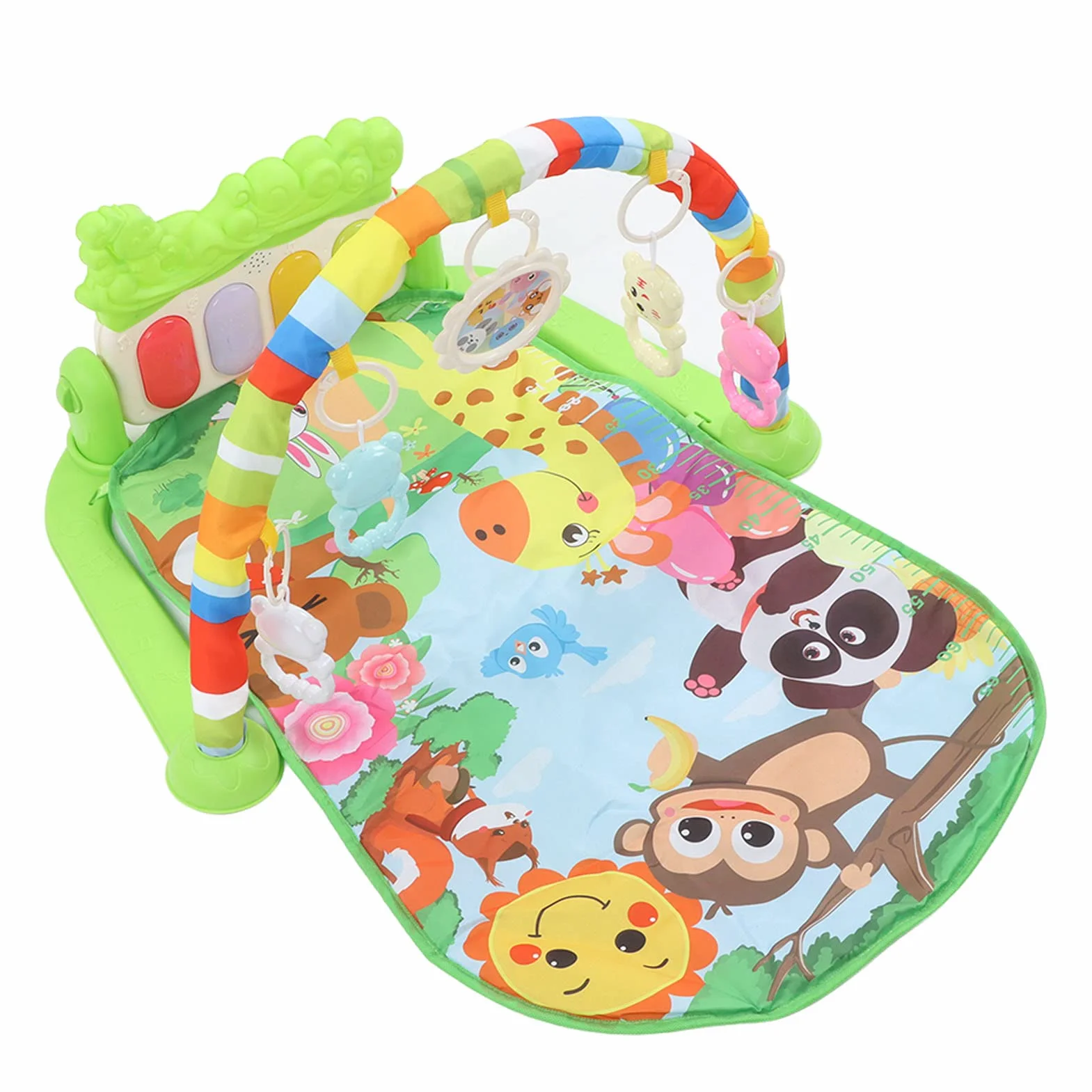 Baby Kick Play Piano, miękka, wygodna, zdejmowana edukacyjna mata gimnastyczna dla maluchów Kick Play Piano z lekką muzyką