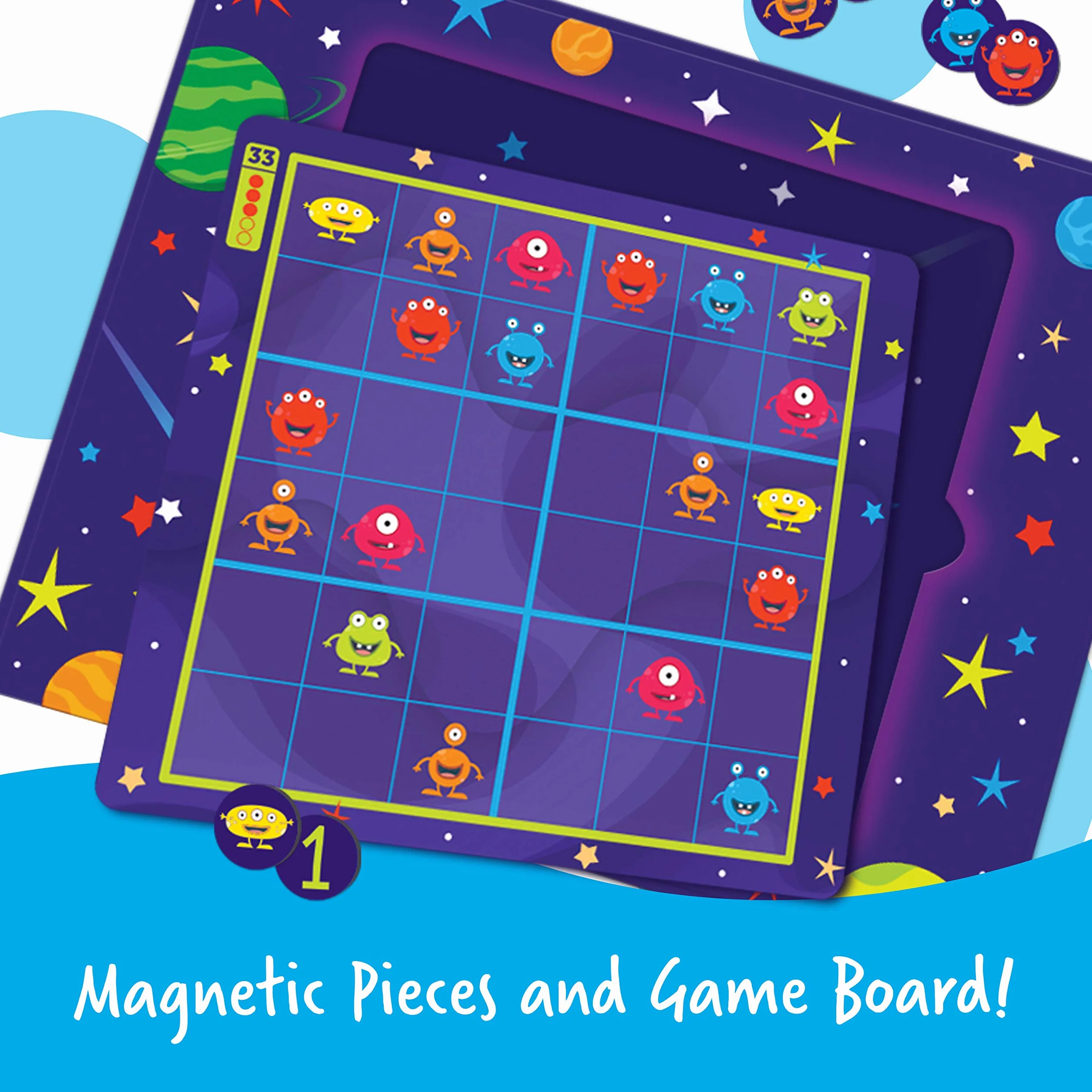 Learning Resources Magnetyczny Przestrzen Sudoku Puzzle Gra 73-Kawałek Zestaw