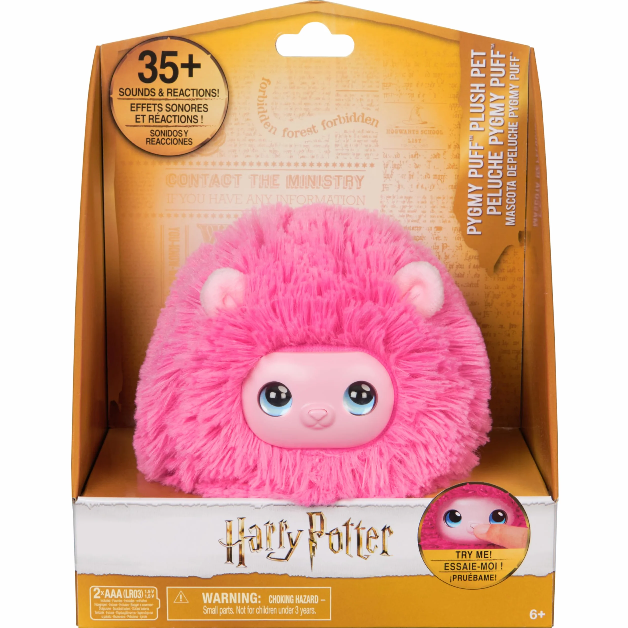Wizarding World 6072710 Interactive Pygmy Puff, wielokolorowe