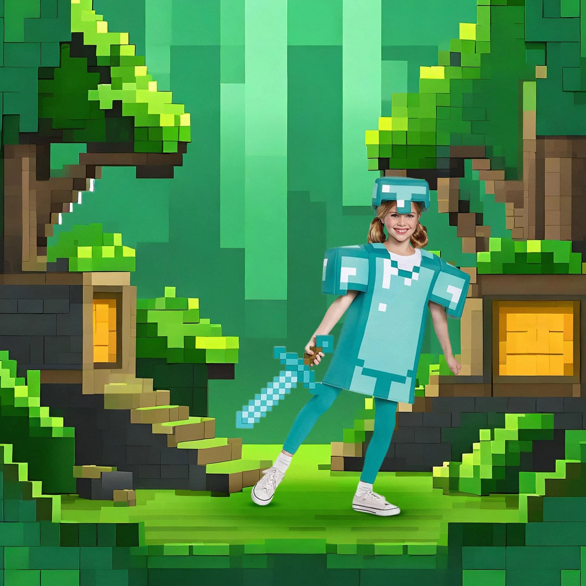 Minecraft Kostium