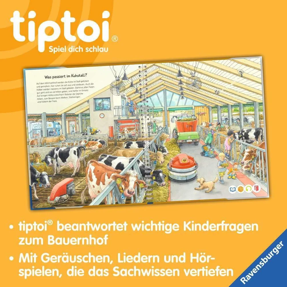 Ravensburger Tiptoi Elektroniczna Książka Edukacyjna, Wielokolorowy, Od 4 lat