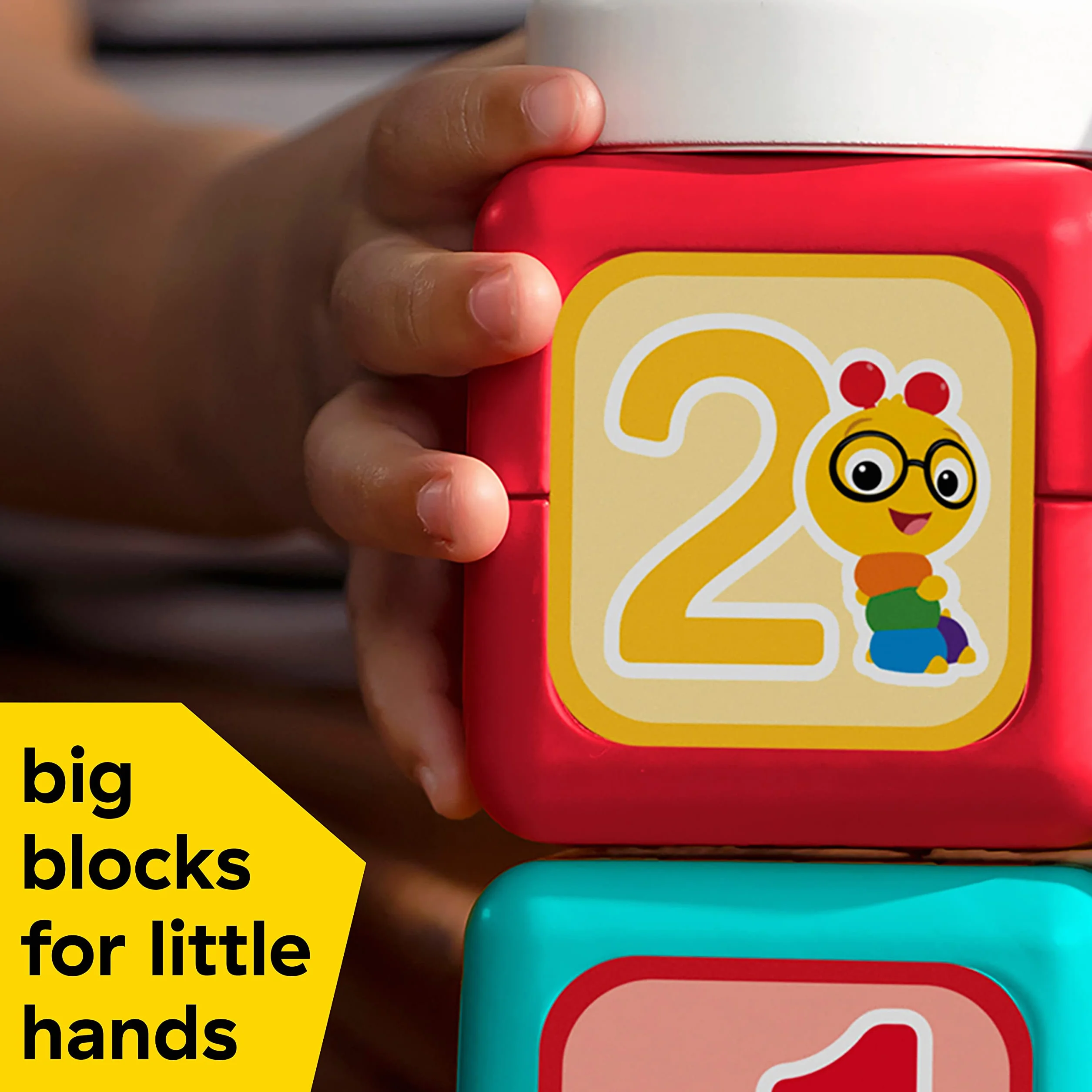 Baby Einstein Connectables Add & Stack Montessori magnetyczne bloki aktywności, w wieku od 6 miesięcy (6 sztuk), wielokolorowe, 16657