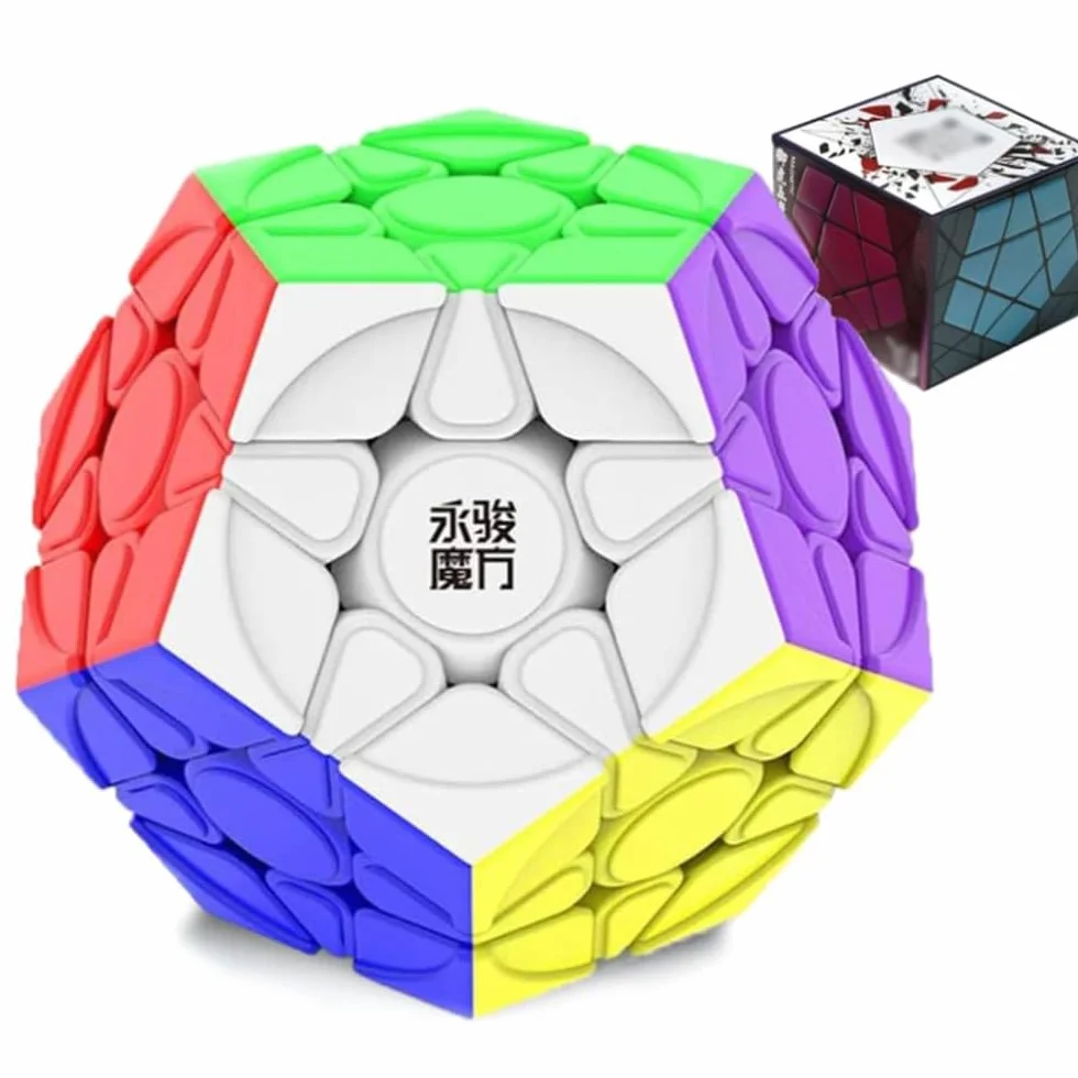 YJ YuHu V2 M Megaminx Speed Cube dwunastościan kostka bez naklejek 3D łamigłówka