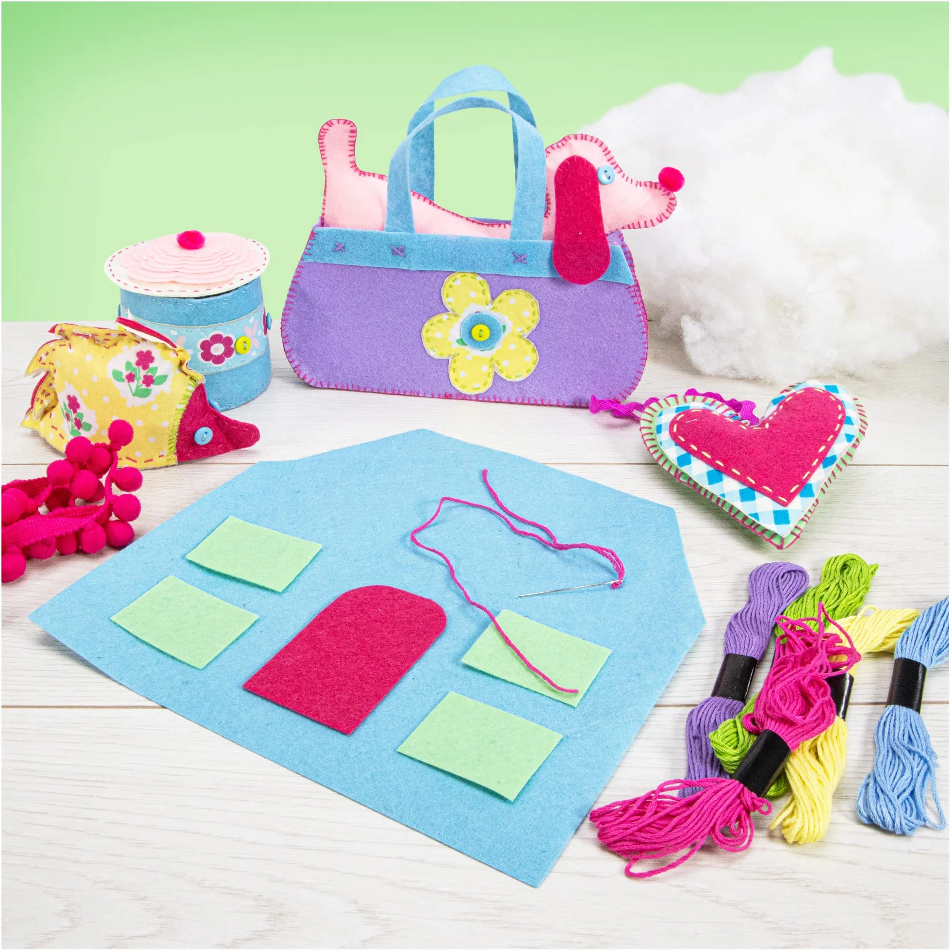 Galt Toys, Sewing Case, Kids' Craft Kits, Ages 7 Years Plus