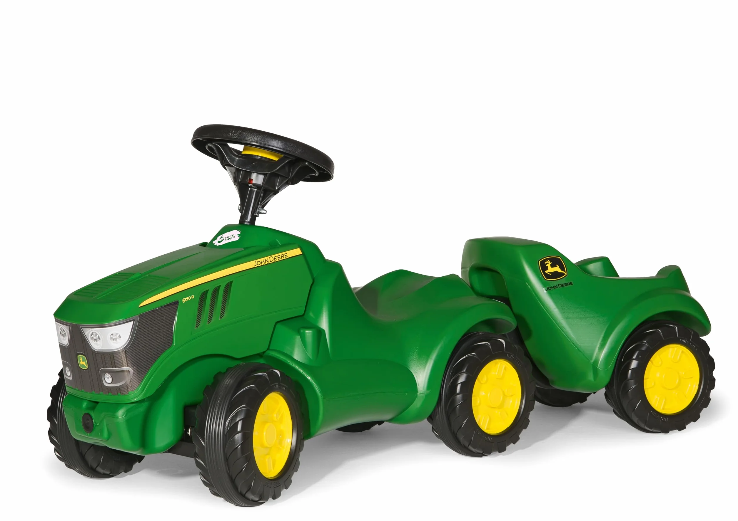 Rolly Toys S2612202 John Deere Mini przyczepa trakcyjna, zielona