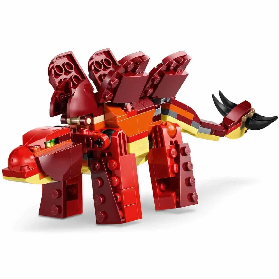 LEGO Creator 3 w 1 Groźny dinozaur, trzy opcje budowania: welociraptor, stegozaur lub pterozaur, zabawka konstrukcyjna dla chłopca i dziewczynki, prezent dla dzieci w wieku od 8 lat 31379