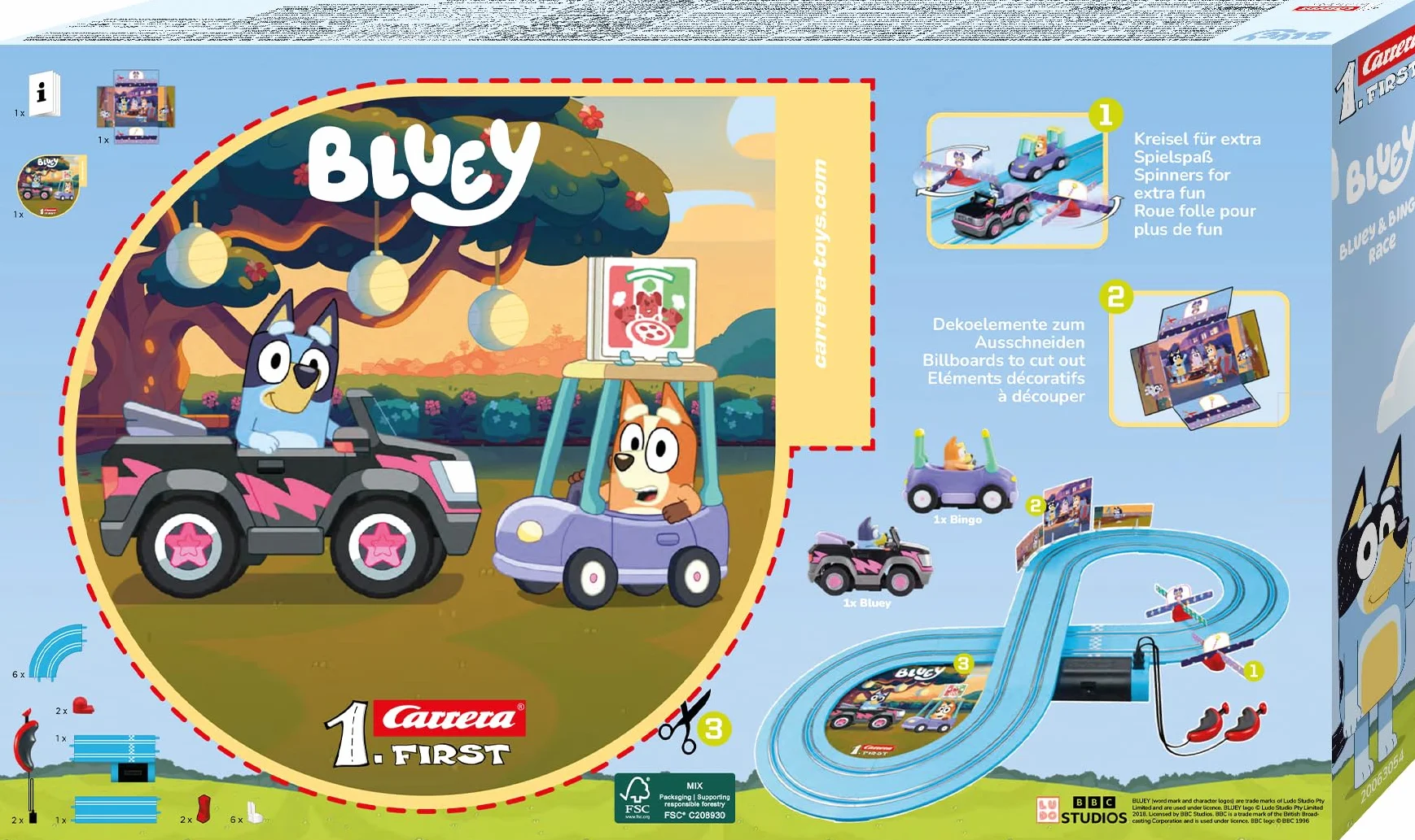 Carrera Bluey & Bingo Race