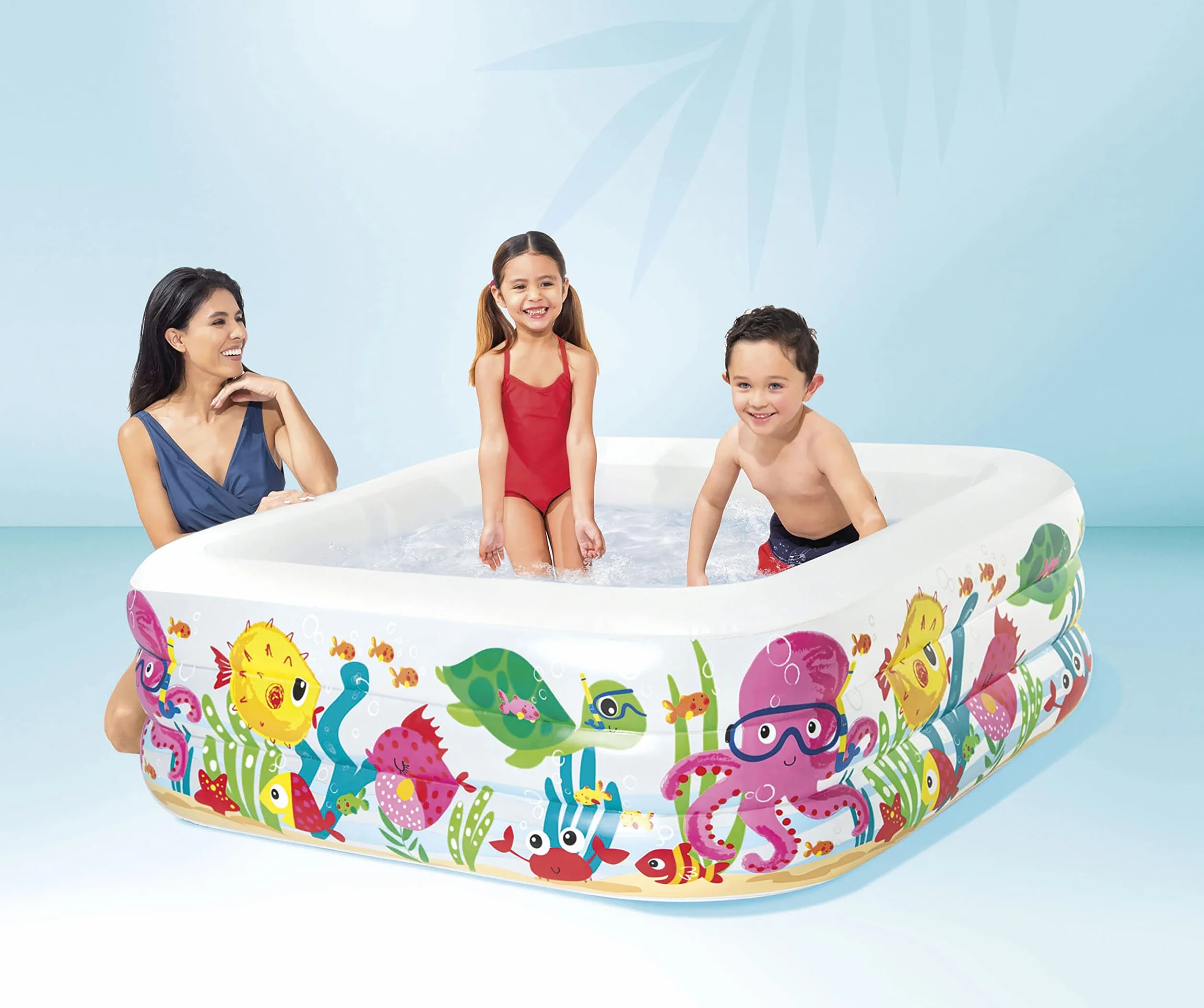 Intex Sea Aquarium Pool Basen dla Dzieci, Nd., 1,59 m x 1,59 m x 50 cm, 340 l