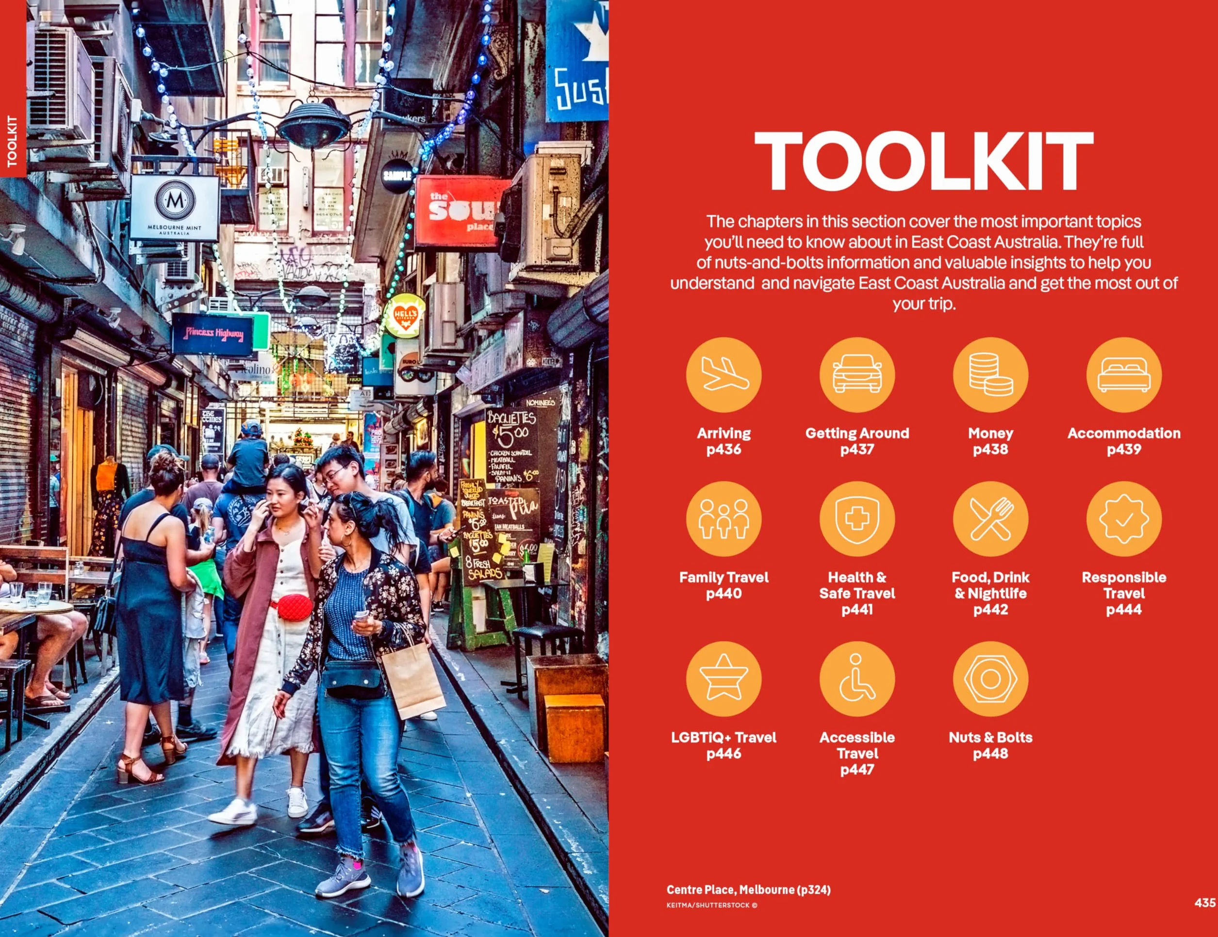East Coast Australia 8ed -anglais-: Detailed Itineraries Travel Like a Local Insider Tips Covers Sydney & New South Wales, Melbourne & Victoria, Queensland, Outback Australia and More