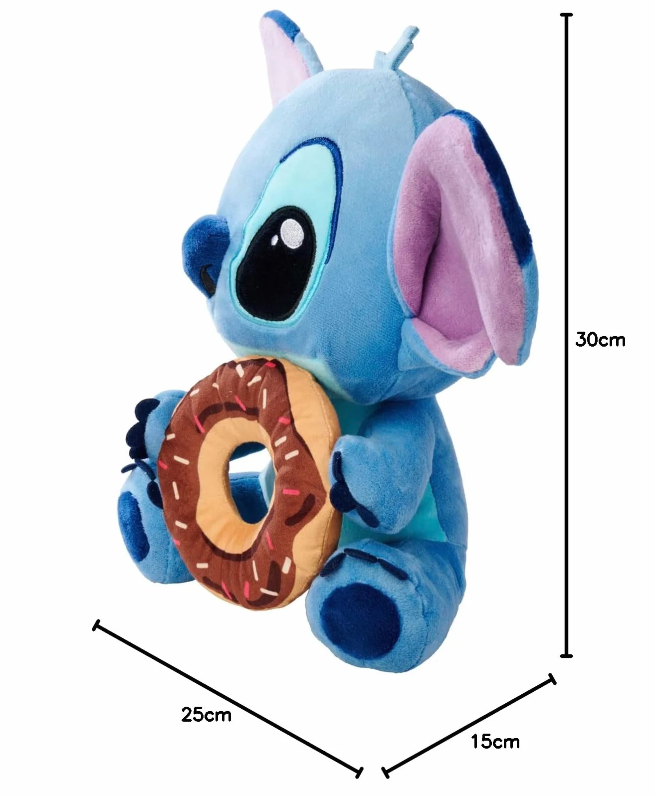 Simba 6315870518 Disney Stitch z donatem, 25 cm