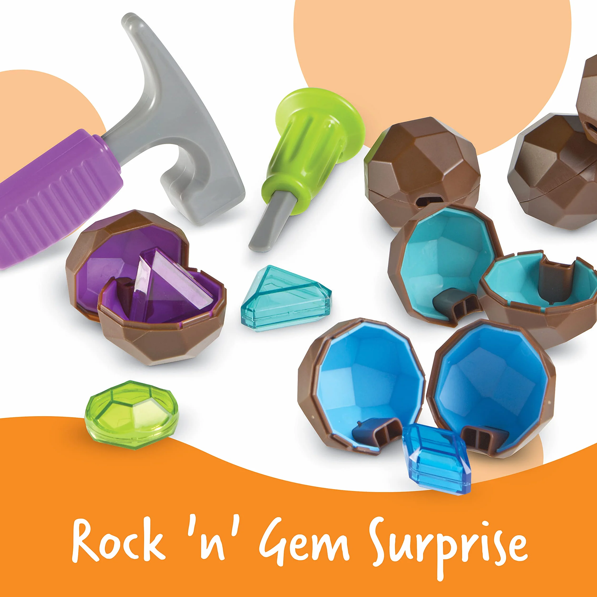 Learning Resources Rock 'n' Gem Niespodzianka Zestaw 19-Kawałek