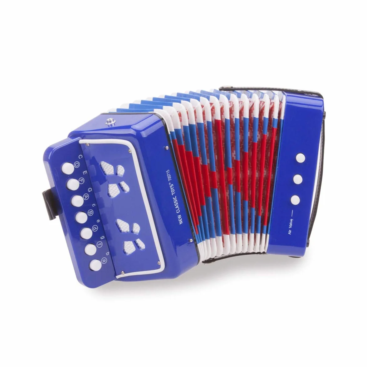 New Classic Toys akordeon z książką muzyczną niebieski 10056