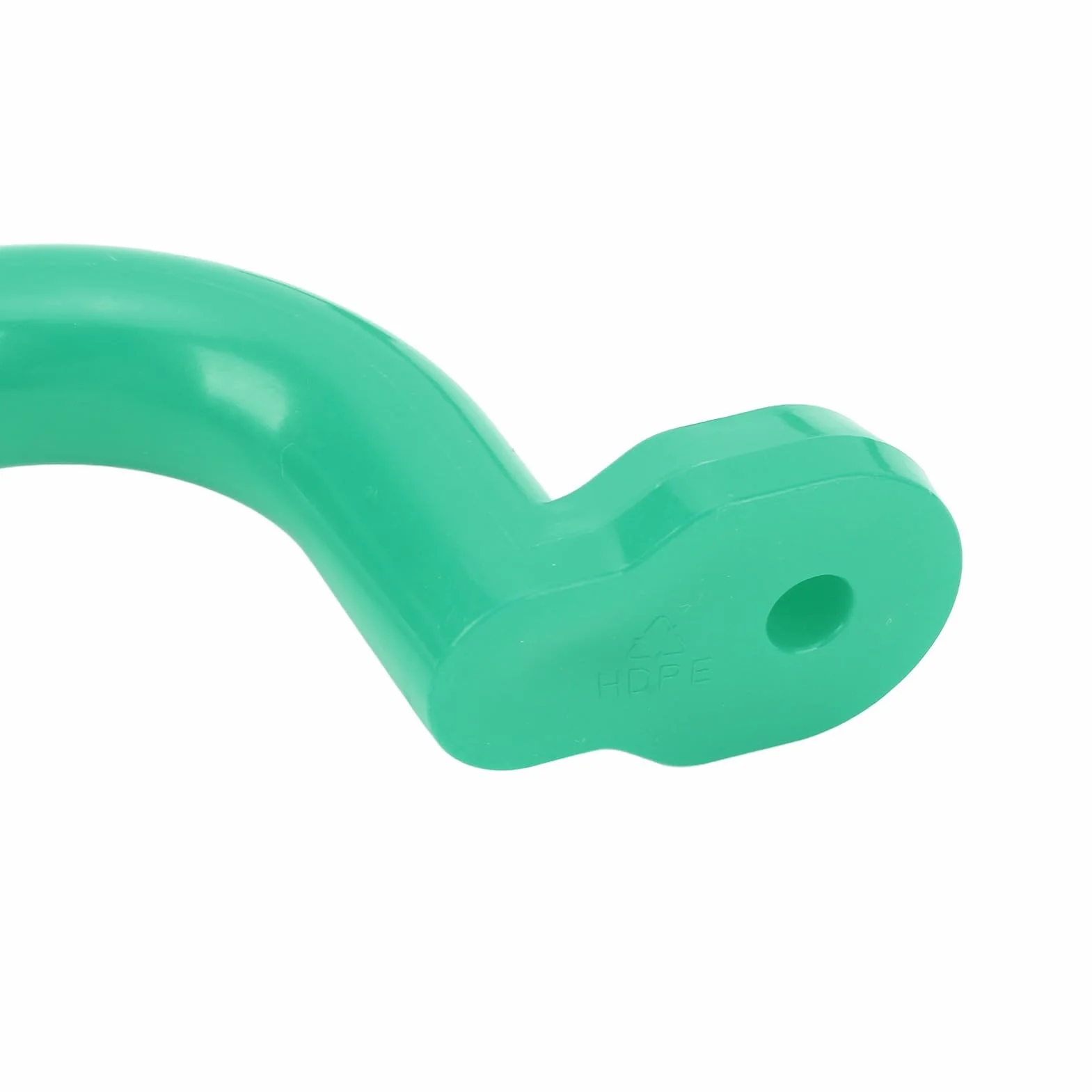 2 szt. Bezpiecznych Uchwytów na Plac Zabaw, Profesjonalne Bezpieczne Uchwyty do Rąk o Dużych Rozmiarach, Drążki Wspinaczkowe do Domku Zabaw i Domku na Drzewie (GREEN)