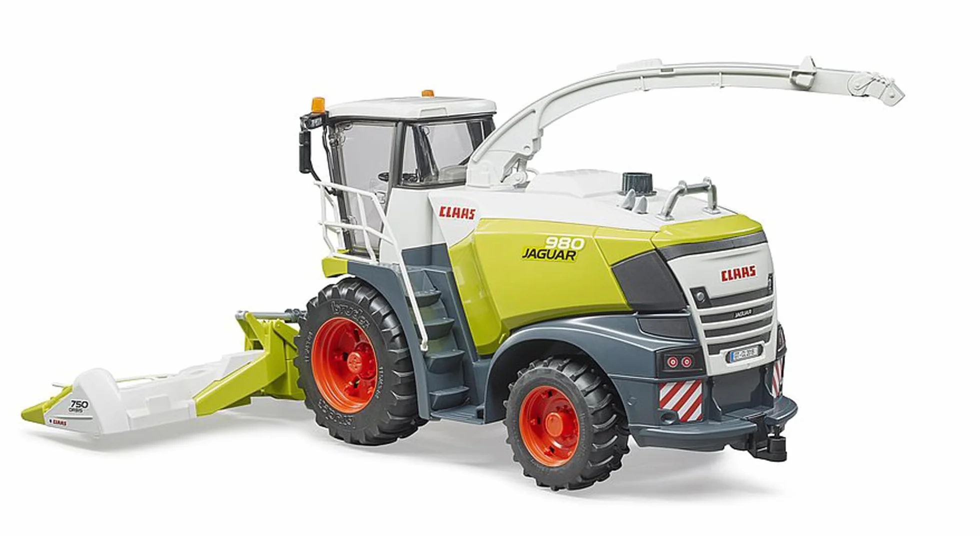 bruder 02134 - Kombajn zbożowy Claas Jaguar 980 - 1:16 Pojazd, Farma, Rolnictwo, Ciągnik, Bulldog, Kombajn, Kukurydza, Praca w polu, Zabawka