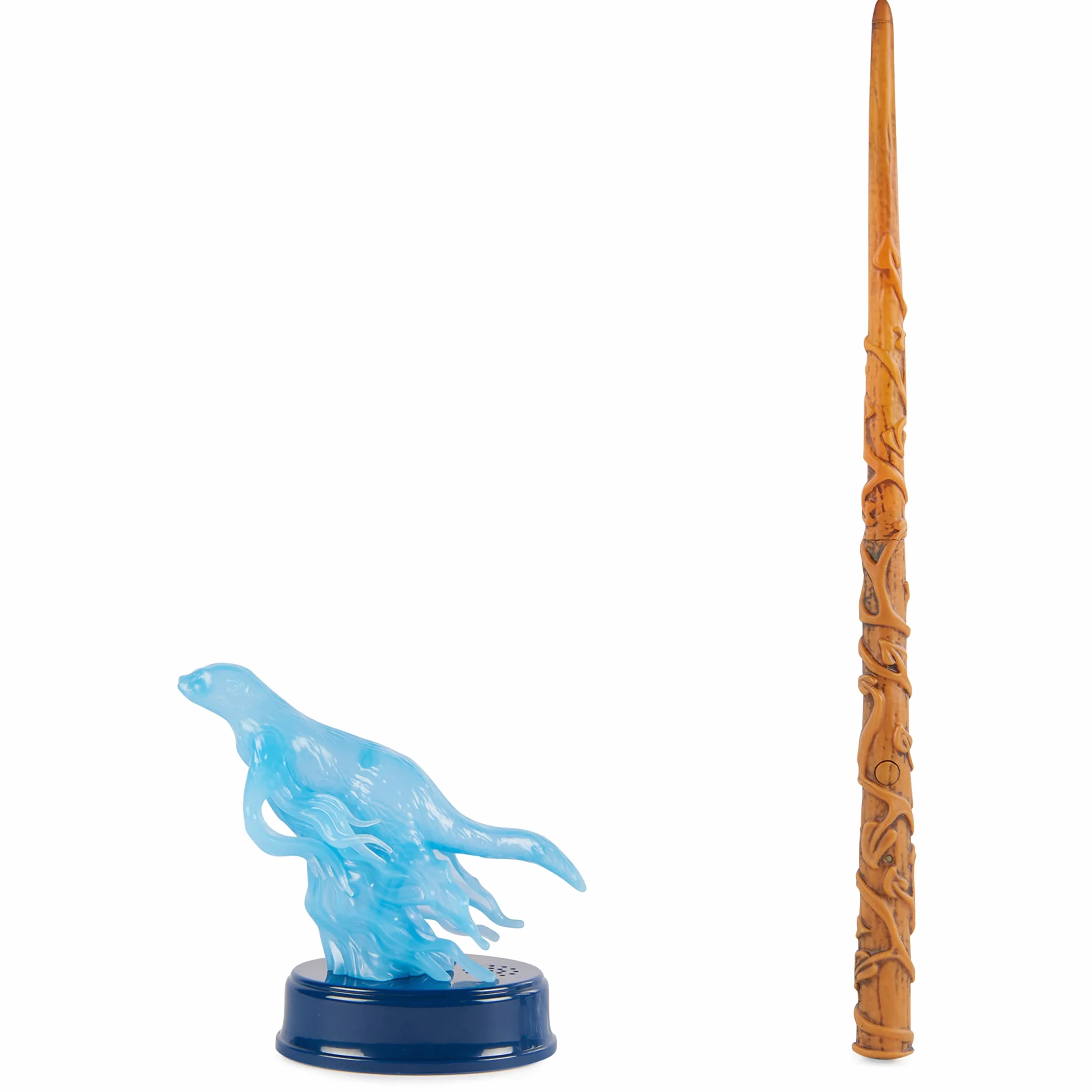 Oficjalny świat czarodziejów, 30 cm Hermiona Granger Patronus Light-up różdżka projekcyjna | Harry Potter fantazyjne przebranie zabawki do odgrywania ról dla dzieci w wieku od 6 lat
