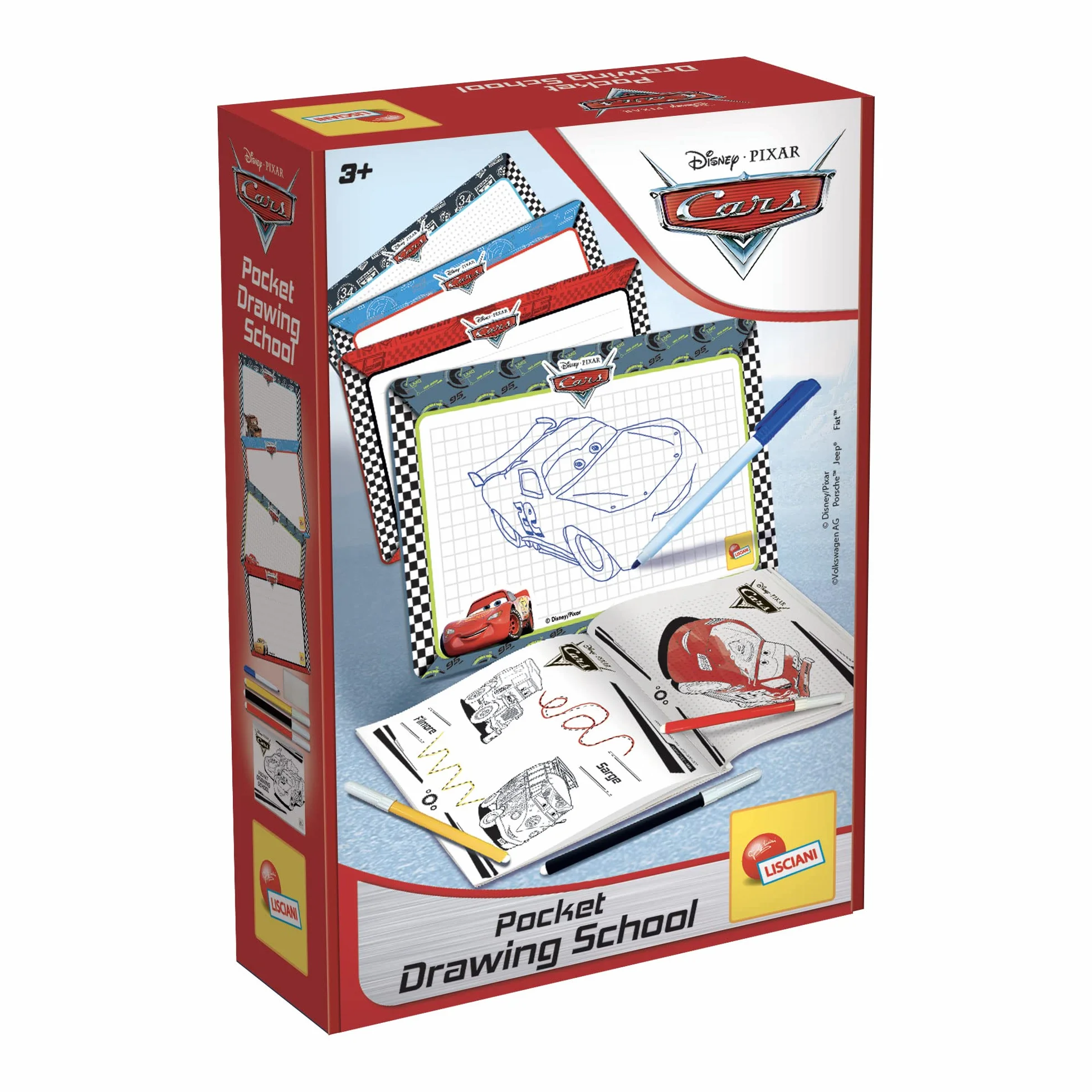 Lisciani Cars Pocket Drawing School, Kolor, 92208