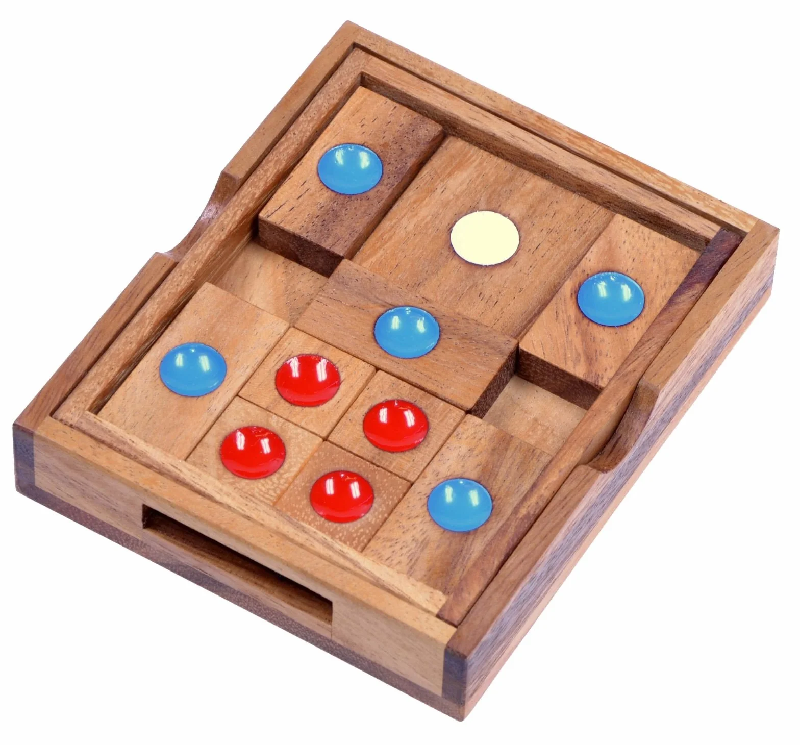 LOGOPLAY Khun Phan rozm. L - gra przesuwna - gra myśląca - gra logiczna - gra logiczna z drewna