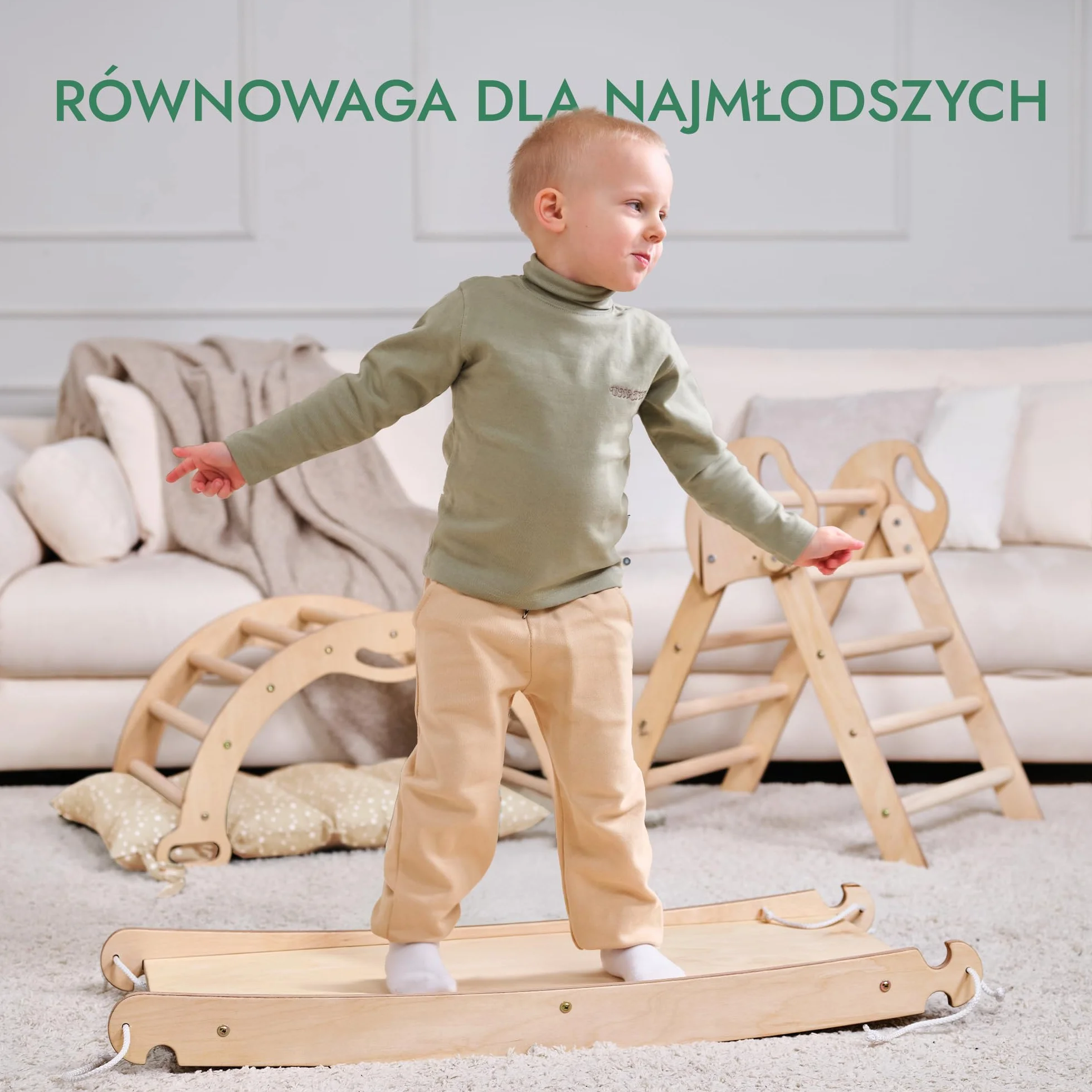 Goodevas Montessori zestaw rusztowań wspinaczkowych 5 w 1: do wnętrz, trójkąt wspinaczkowy, łuk wspinaczkowy z poduszką i zjeżdżalnią dla dzieci, plac zabaw dla dzieci w wieku 1-3 lat