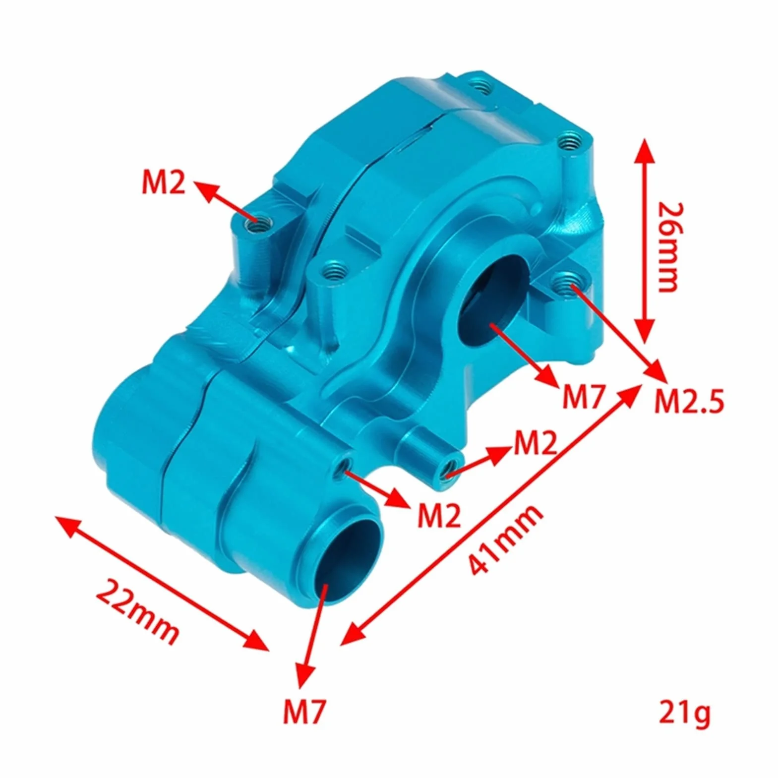 Zestaw metalowych części do modernizacji Zwrotnica Zestaw wahaczy zawieszenia, dla Losi, dla 1/18 Mini-T 2.0 2WD RC Truck Upgrade Parts Łącznik ramienia zawieszenia(Rot)