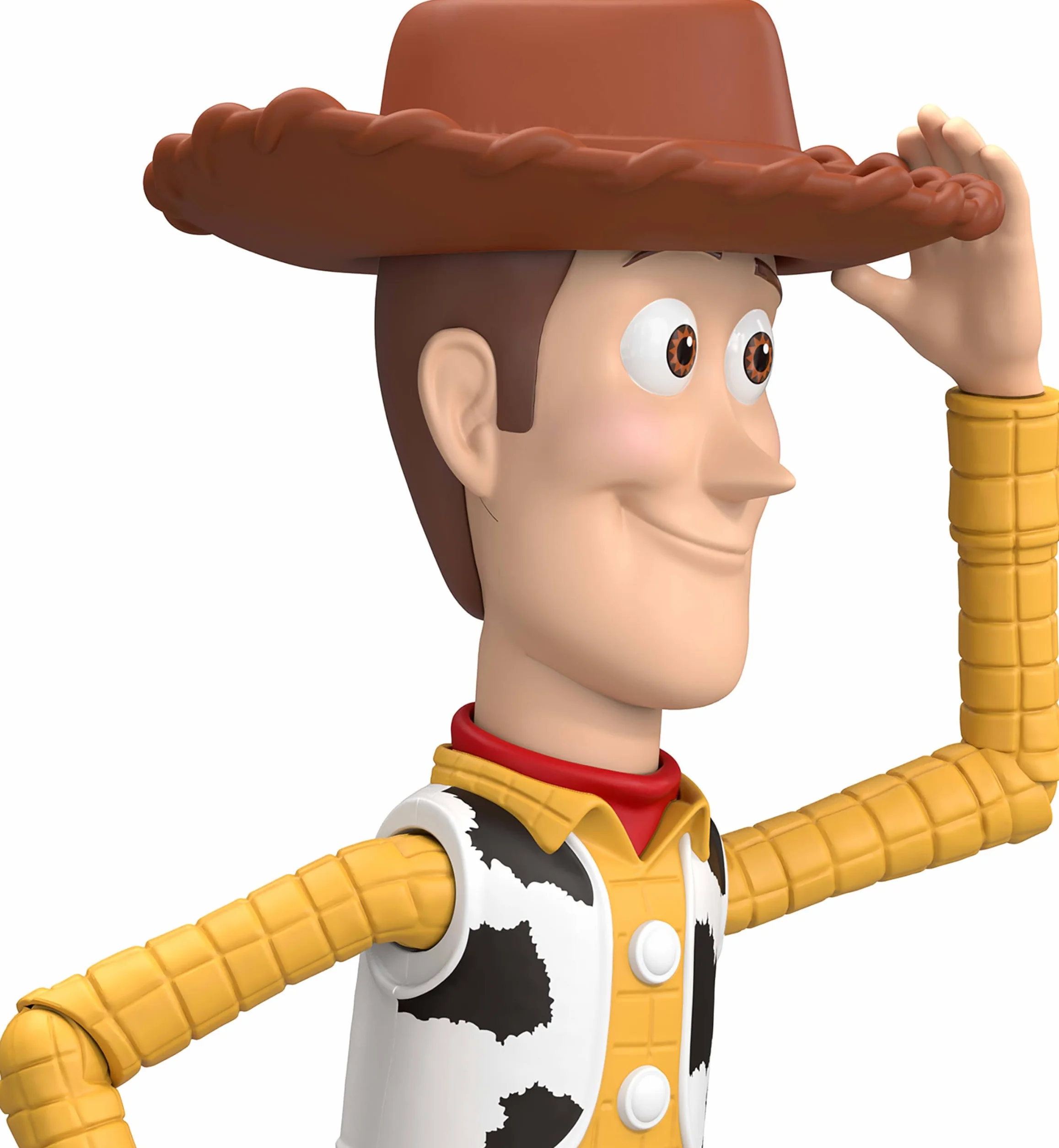Mattel Disney Pixar Toy Story 5 PlayScale Chudy Figurka (ok. 23 cm), Kowboj szeryf, 14 punktów ruchu, zdejmowany kapelusz, filmowy wygląd, zabawka dla dzieci 3+, JKV14
