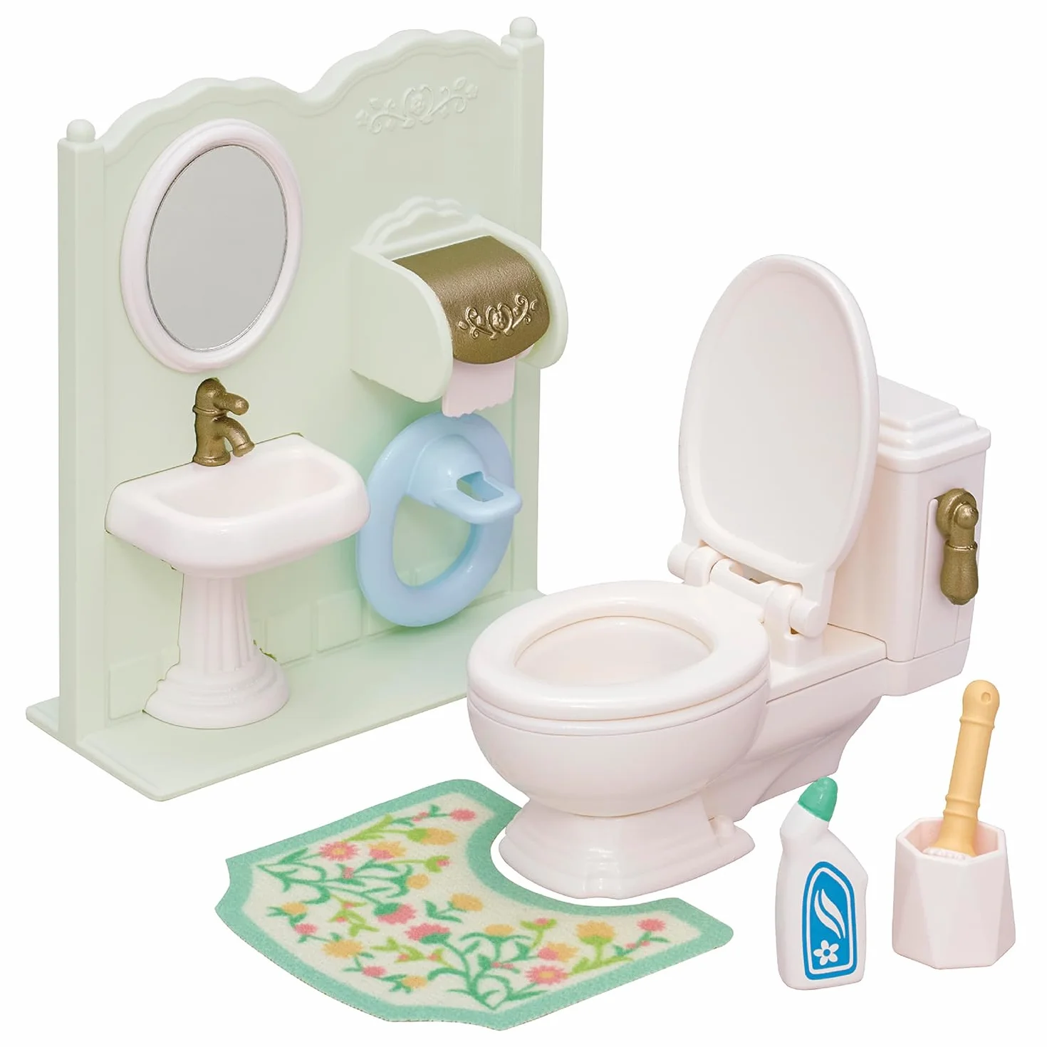 Sylvanian Families - 5740 Łazienka zestaw z toaletą - Zestaw do zabawy