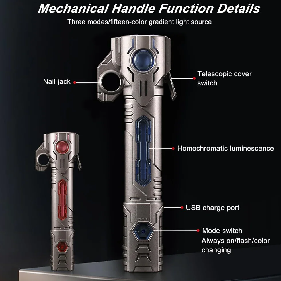Miecz laserowy zabawka dla dzieci, Lightsaber, RGB 15 kolorów miecz laserowy Star Wars z symulowanymi efektami dźwiękowymi świecący miecz laserowy, wysuwany miecz świetlny 2 w 1 dla dzieci