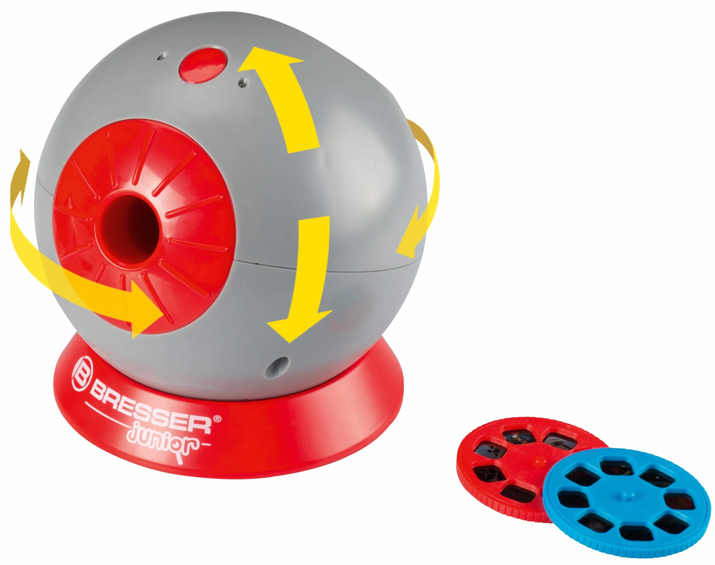 Bresser 8847300 Junior Science projektor Maxi dla dzieci z 24 obrazami astronomicznymi do projekcji na ścianie