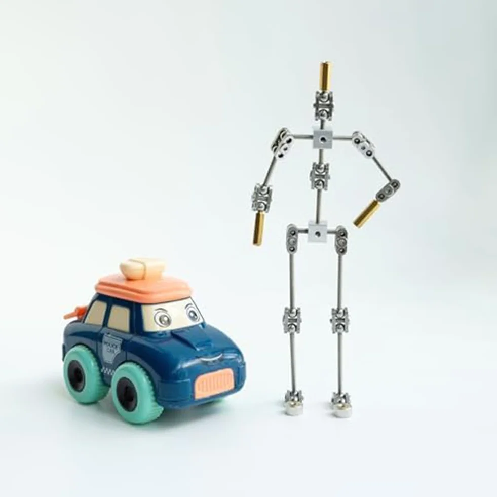 Armature Kit – szkielet lalki "zrób to " z metalu, łatwy montaż, animowane wzornictwo postaci, do animacji stop-motion