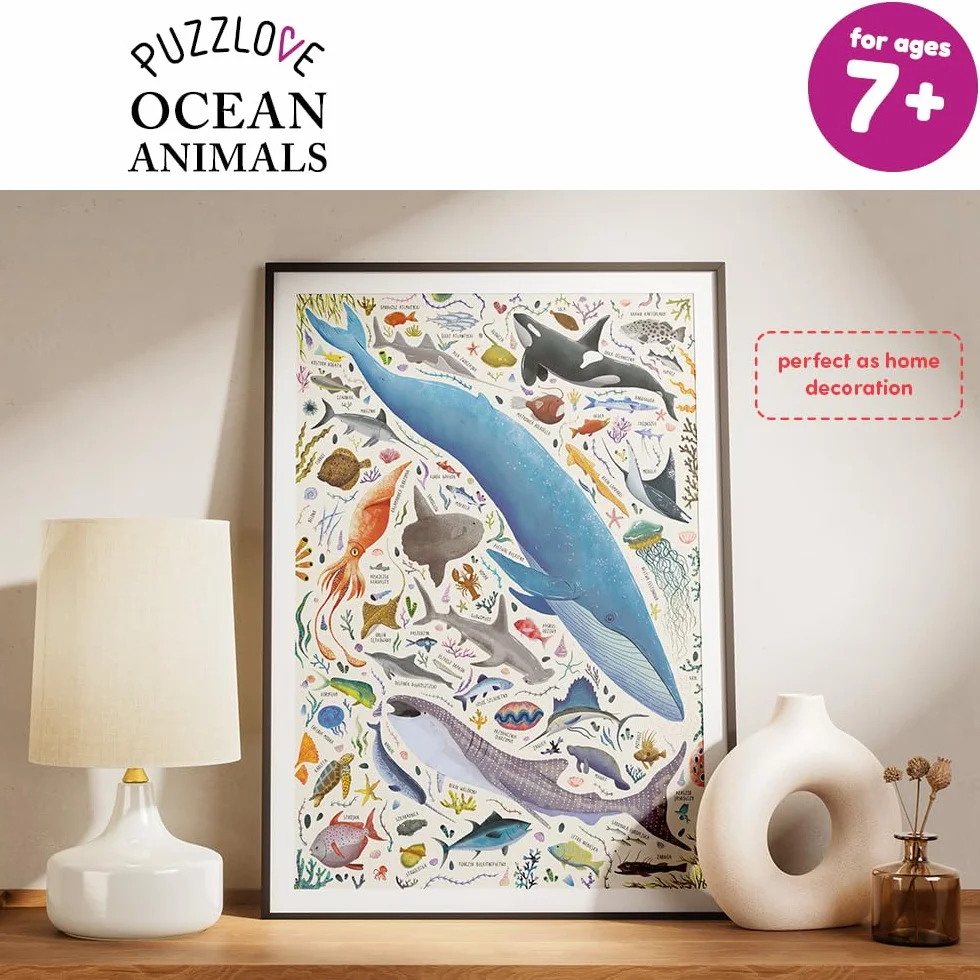 Puzzlove Ocean Animals (200 Pcs) 7+ Floor Puzzle