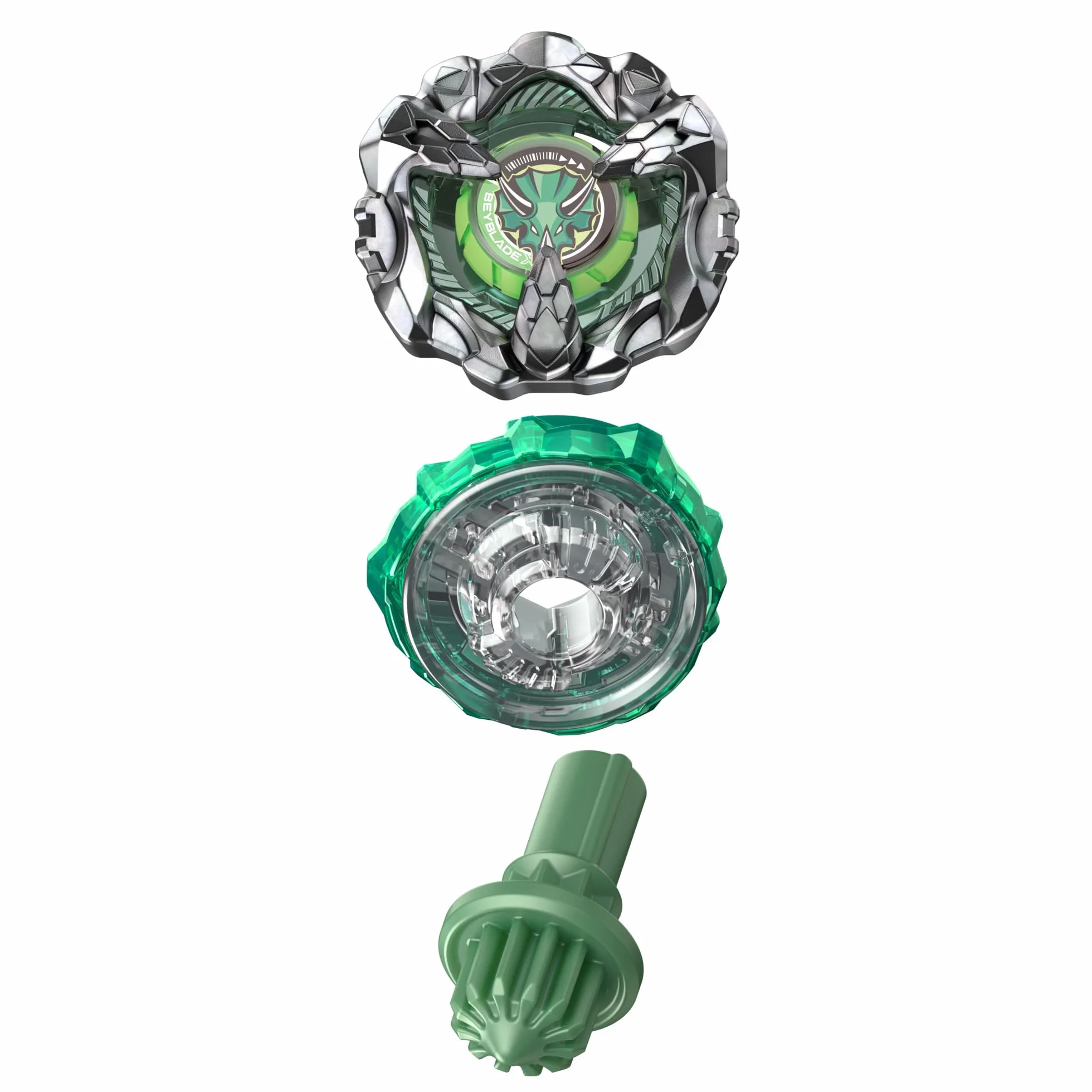 Pakiet rozszerzający Beyblade X Ridge Triceratops 9-80GN z bączkiem Takara Tomy rodzaju: defensywa, bączki do gry bitewnej, wiek: od 8 lat