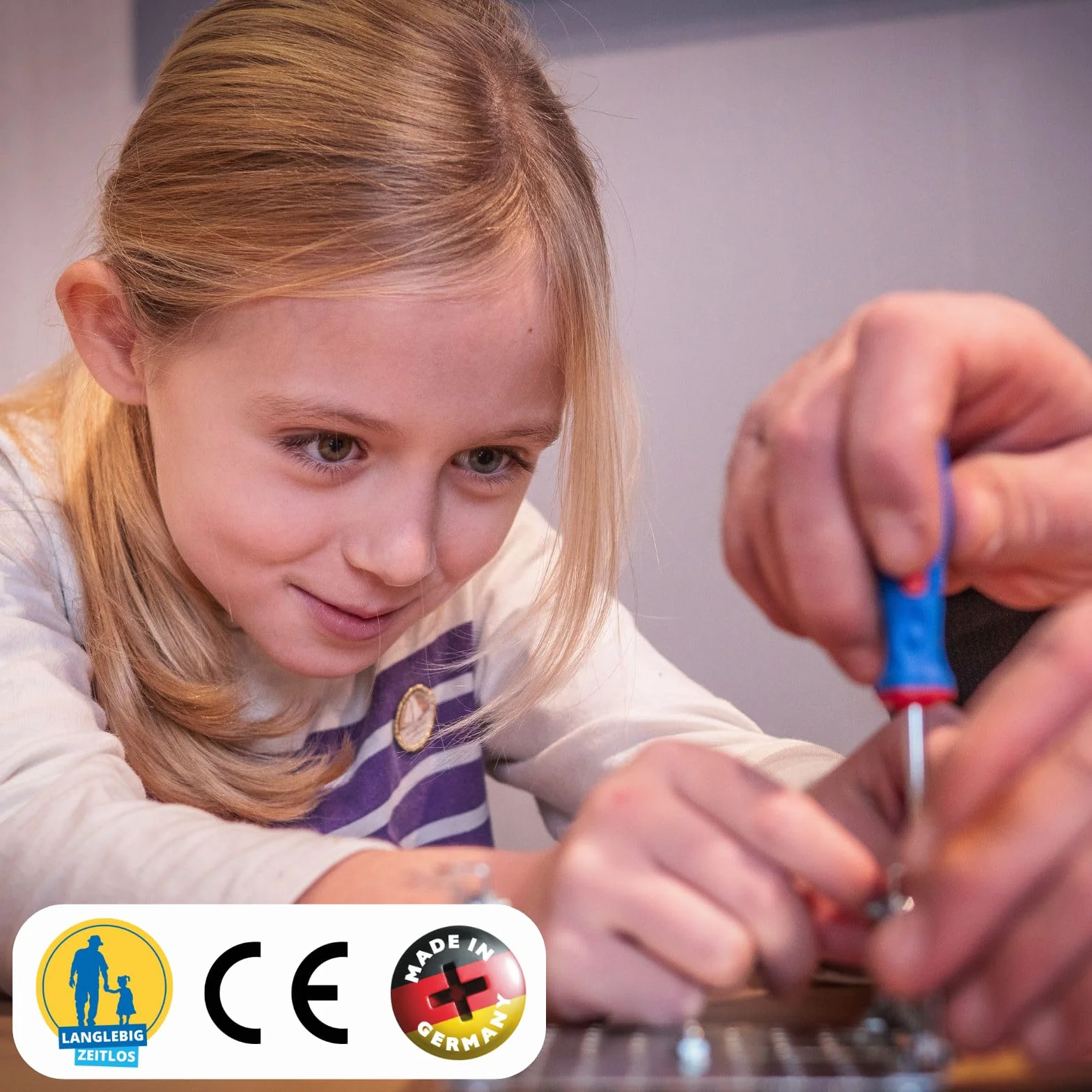 Eitech Metalowa skrzynka budowlana – mini pojazdy budowlane (dźwig)