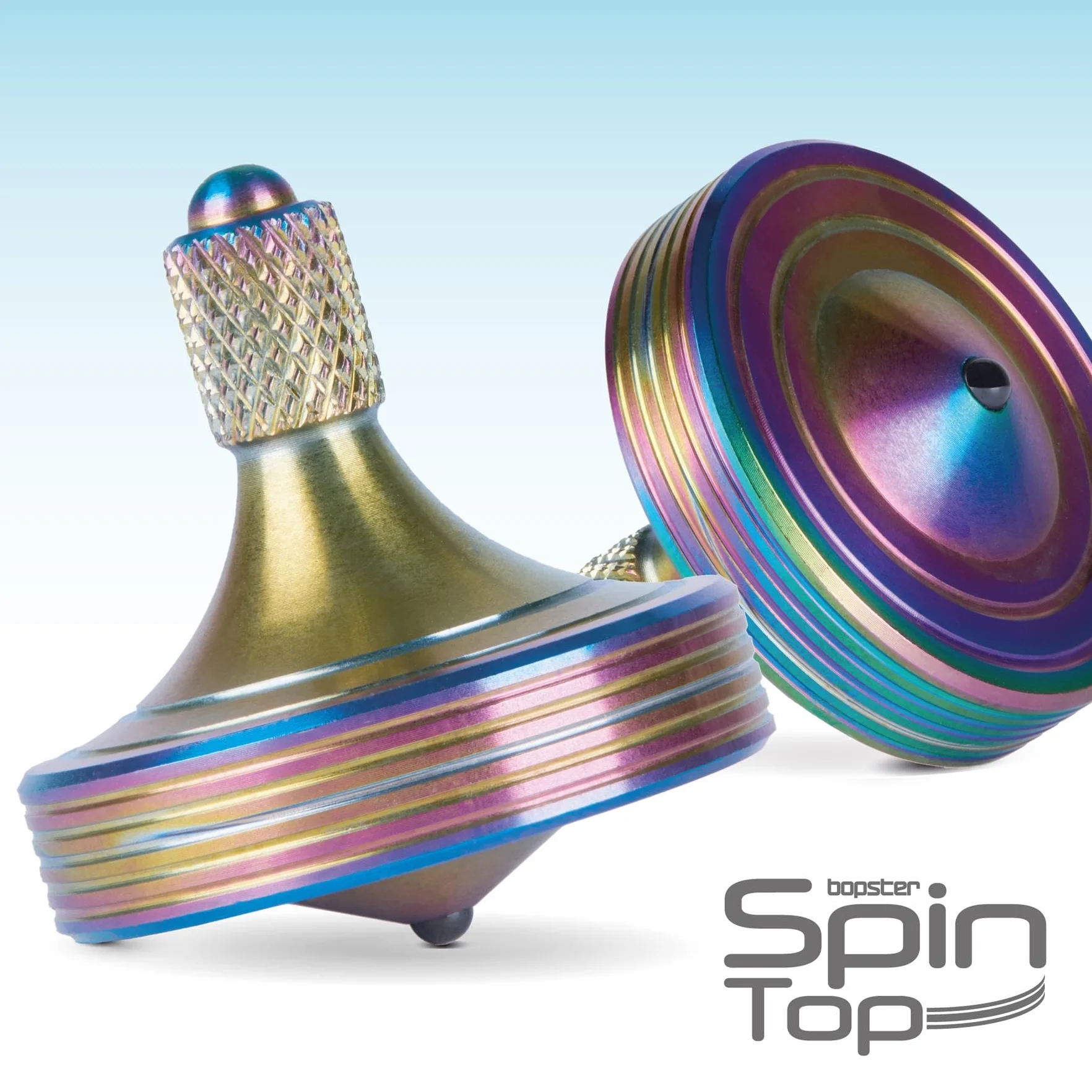 bopster Metalowy bączek fidget spinner 41 g wielokolorowy
