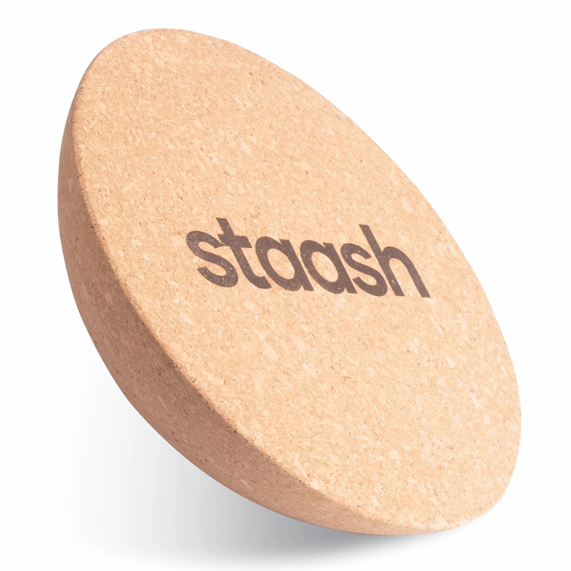 STAASH - Deska do balansowania o wyjątkowym kształcie rocker w zestawie z rolką – deska do balansowania (100% drewno), drewniana deska do balansowania, 100% gwarancja zabawy