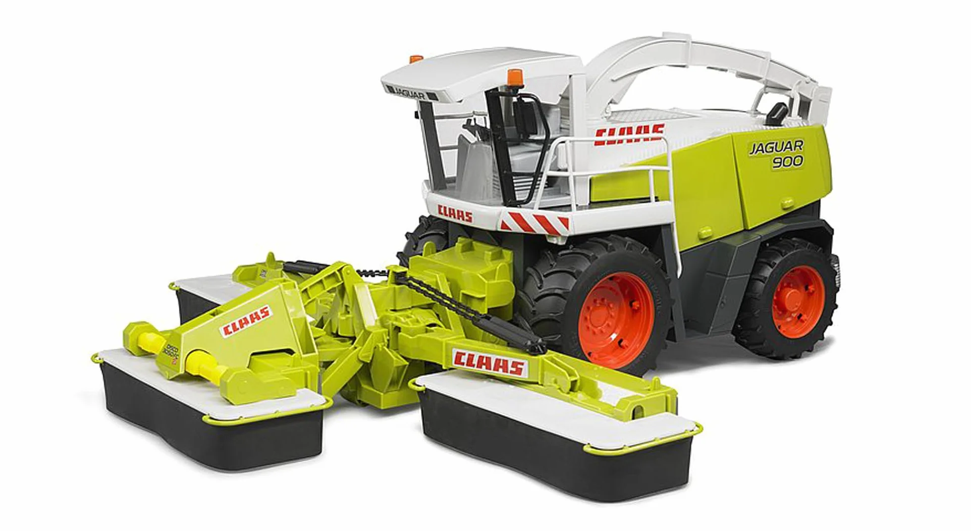 bruder 02218 - Claas Disco 8550 C Plus kosiarka potrójna, przyczepa do ciągnika, kosiarka, gospodarstwo rolne