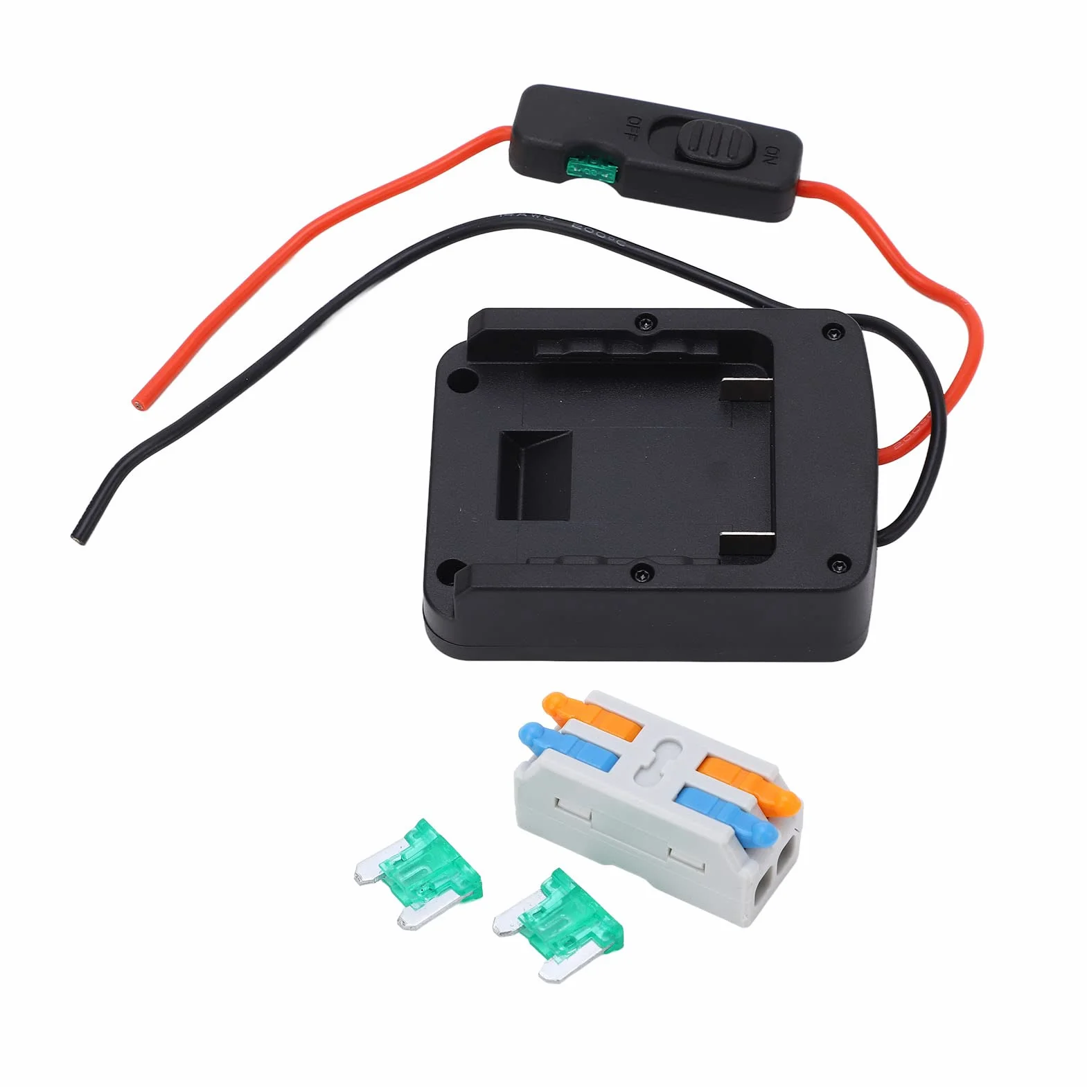 Złącze Zasilania Stacji Dokującej Zestaw do Konwersji 18V Adapter do Baterii Konwerter do Serii Bosch BAT 18V Bateria Litowa BAT622 BAT609 BAT618G BAT609G BAT618
