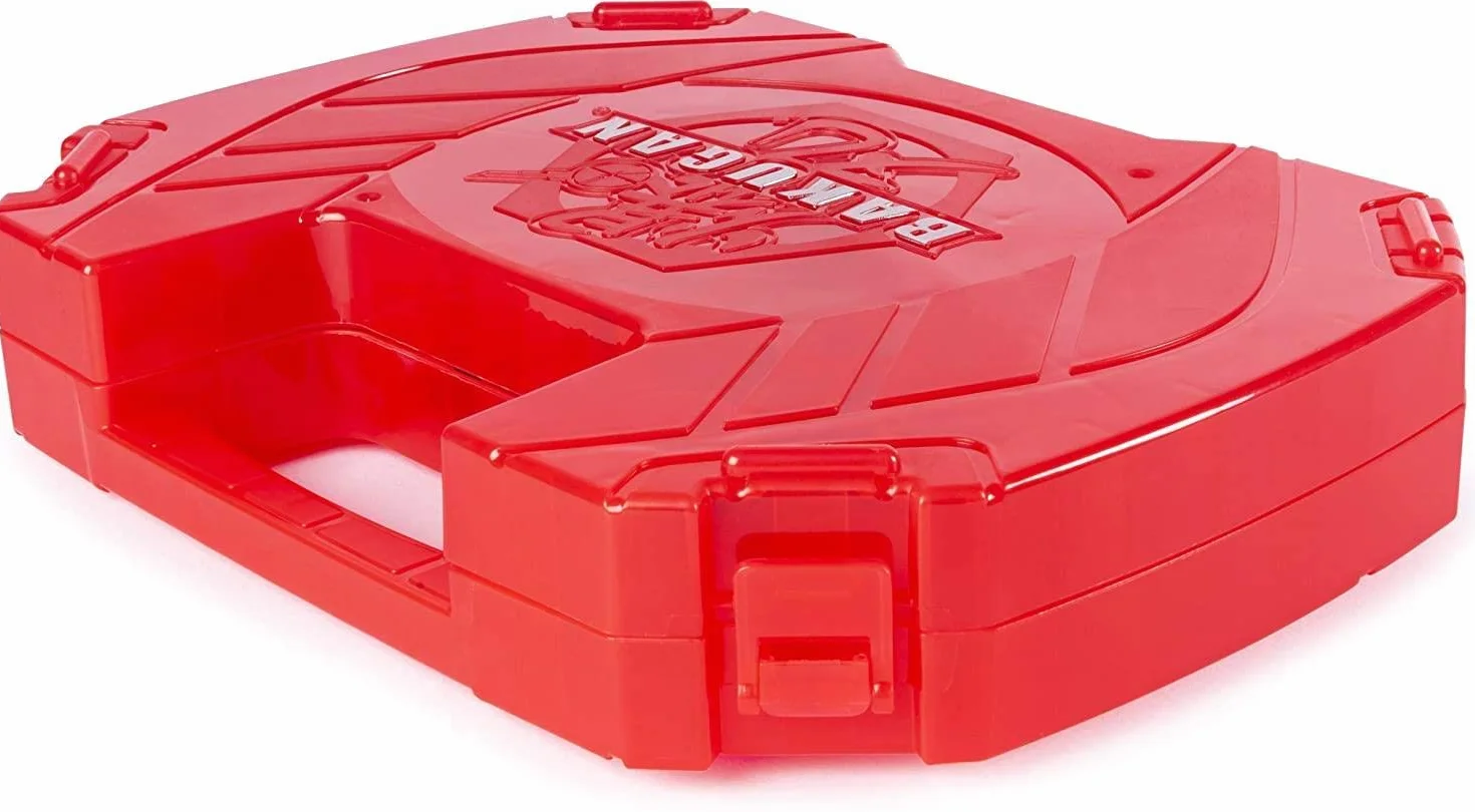 BAKUGAN, Baku-Storage walizka do przechowywania stworzeń kolekcjonerskich od 6 lat (w zestawie znajduje się Dragonoid (czerwony)