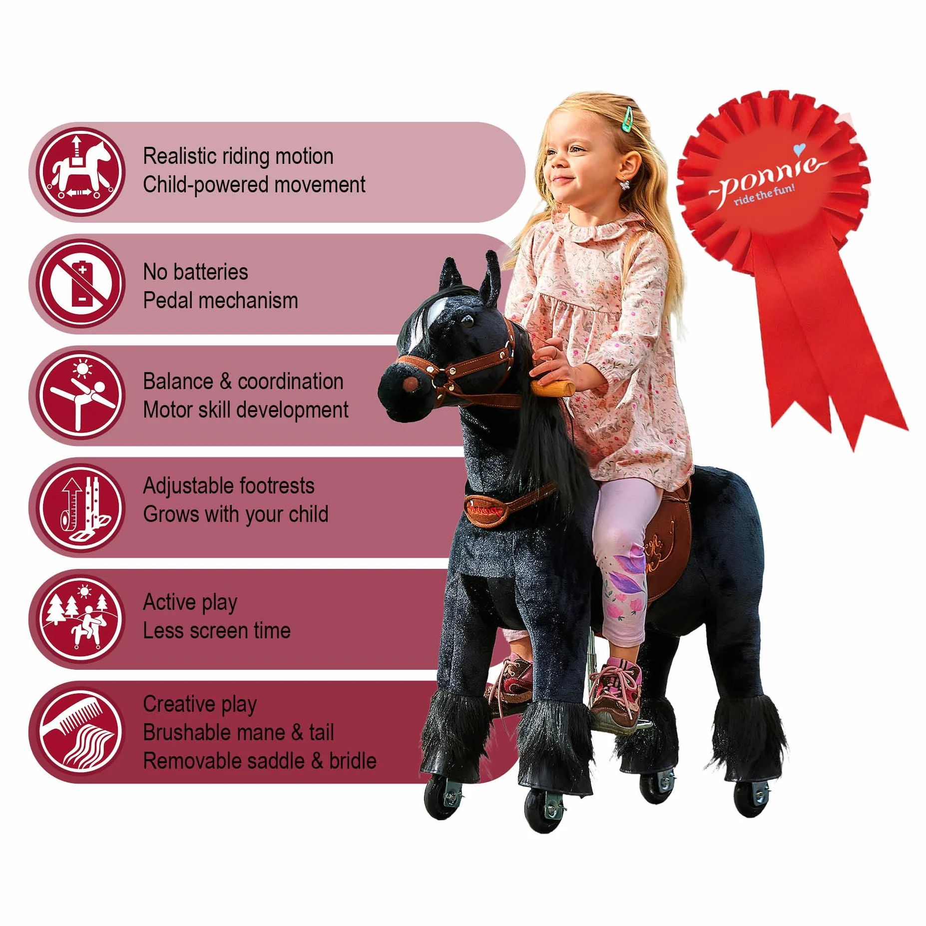 PONNIE Ponnie Ebony S koń jeździecki