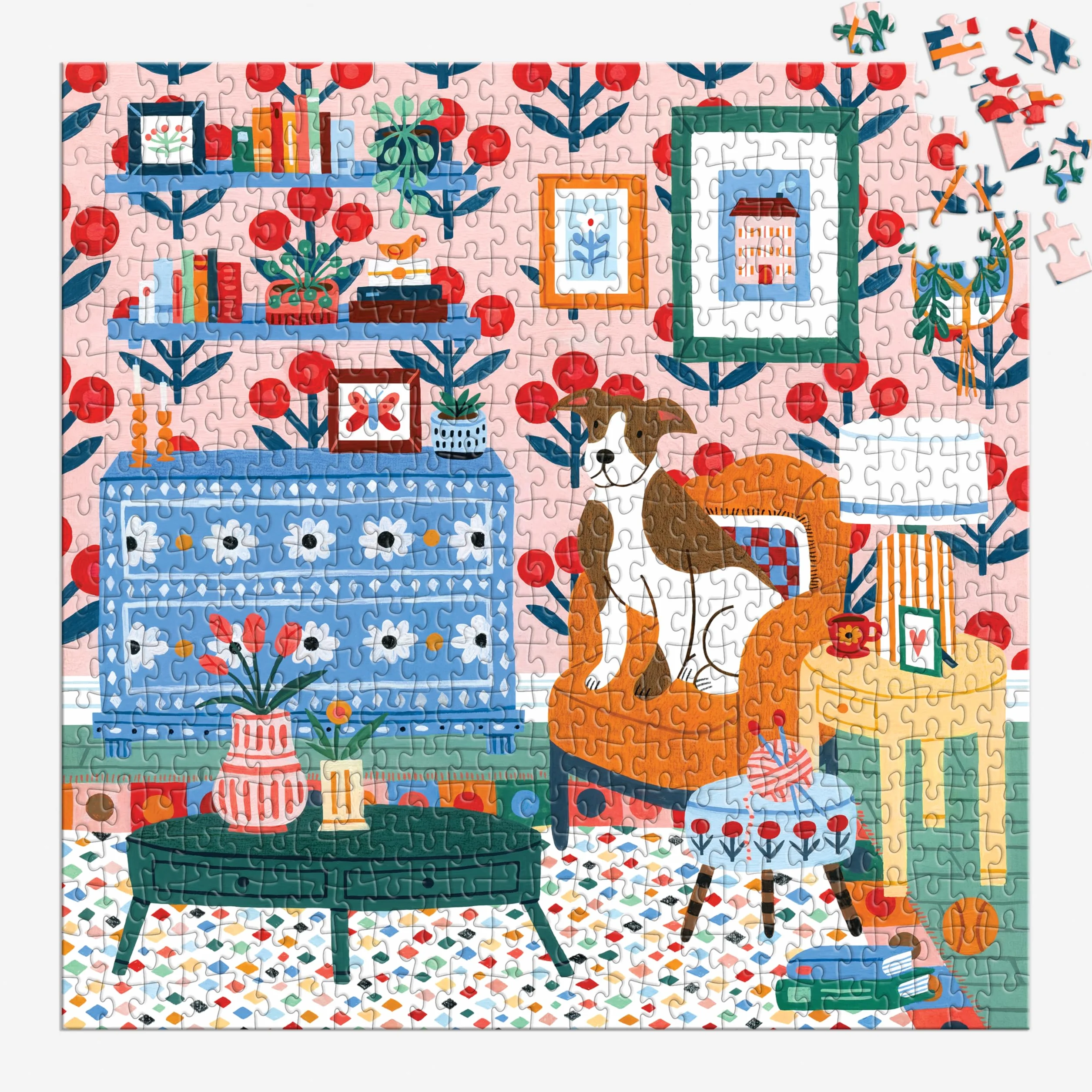 Pattern & Petal 500 Piece Puzzle