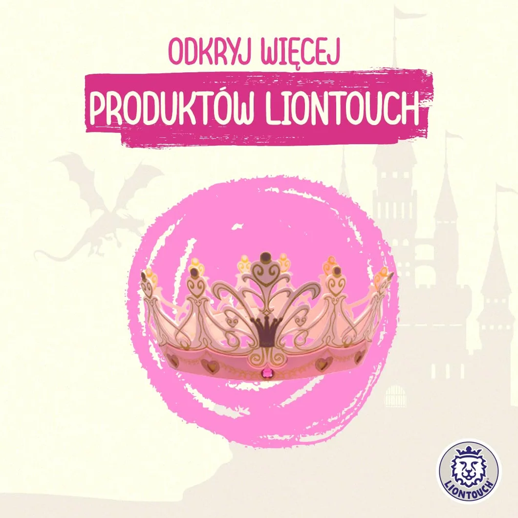 Liontouch - Queen Pink zestaw do zabawy dla dziewczynek - dla dzieci w wieku 3-6 lat | różowy miecz z pianki i tarcza w błyszczącym średniowiecznym stylu | bezpieczne i trwałe akcesoria do