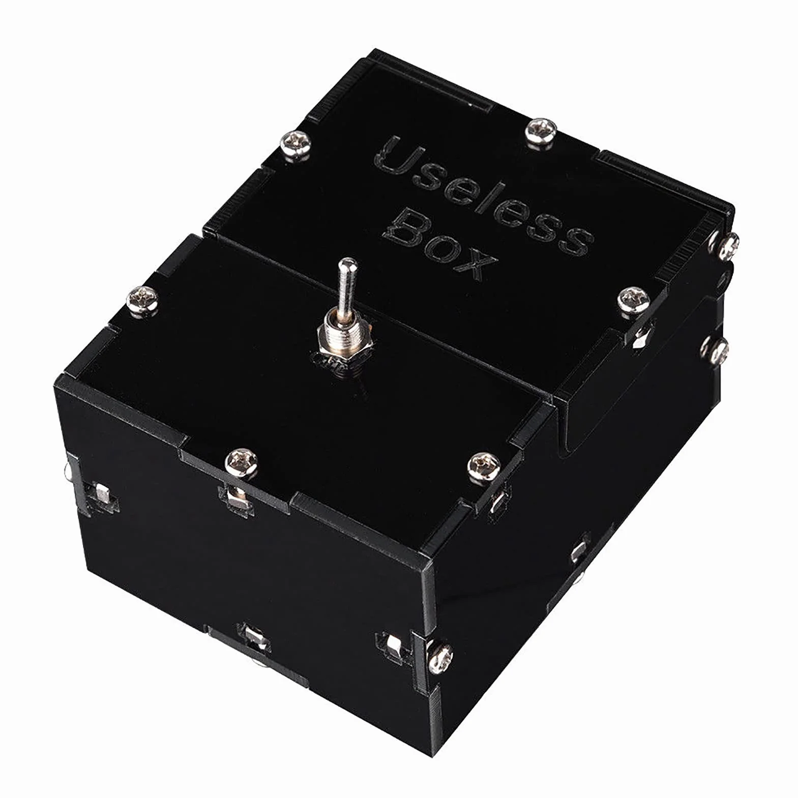 KENANLAN Useless Box zestaw "zrób to sam", bezsensowne pudełko Hrlorkc, zabawne, bezużyteczne pudełko, zabawka, unikalne pudełko "zrób to sam"