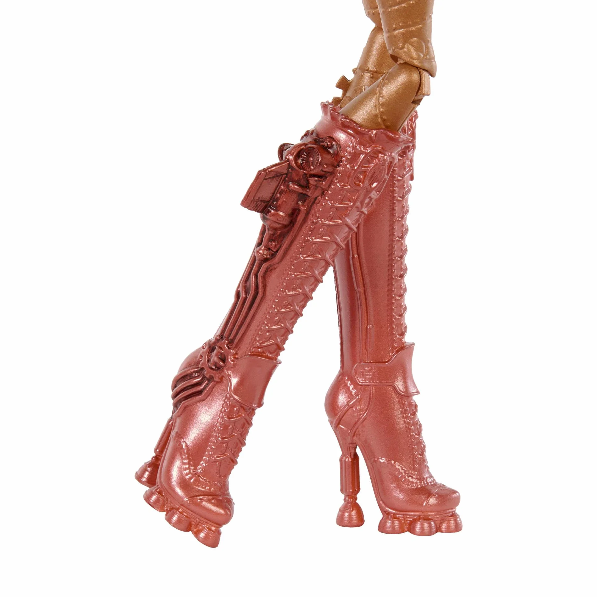 Monster High Robecca Steam Reprodukcja Lalka kolekcjonerska, podstawka, pamiętnik i figurka pingwinek Kapitan Penny, zabawka dla dzieci 6+, fanów i kolekcjonerów, JHK59