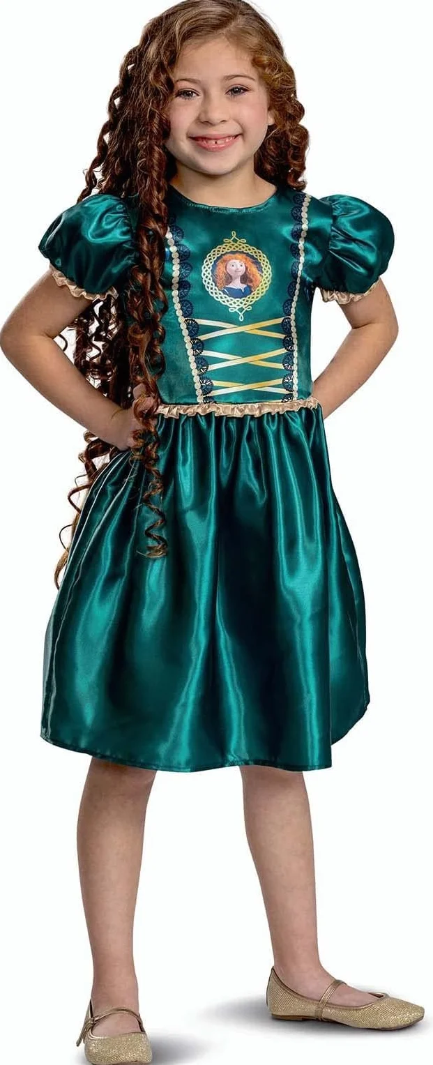 Disney Kostium Merida Standardowy Dziewczynka Sukienka Oficjalna Rebeliantów Disney Dziewczynki Dostępne Rozmiar XS, S, M