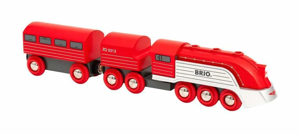 Brio 63355700 Szybki Pociąg (63355700) Bezpieczna Zabawka Dla Dzieci Powyżej 3 Lat