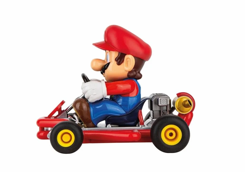 Carrera 370200989P RC 2,4 GHz Mario Kart Pipe Kart Mario RC pojazd oficjalnie licencjonowany autentyczne wzornictwo dla fanów Nintendo samochód zdalnie sterowany