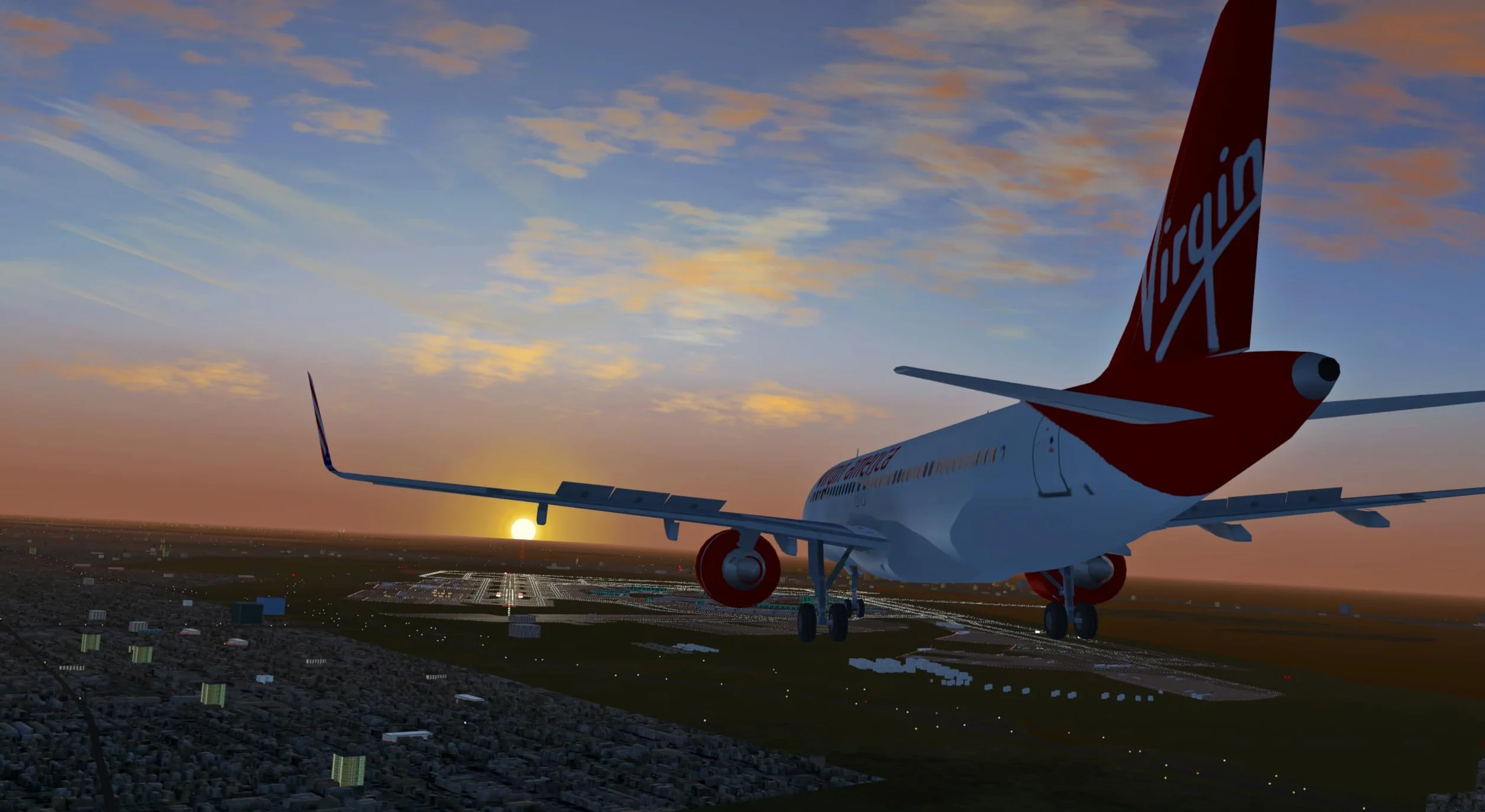 FlightGear Flight Simulator 2025 X Flight Sim Plane & Helicopter Professional Simulator USB | 600+ Samolotów & 20,000 Prawdziwych Lotnisk dla Systemu Microsoft Windows 11 10 oraz macOS